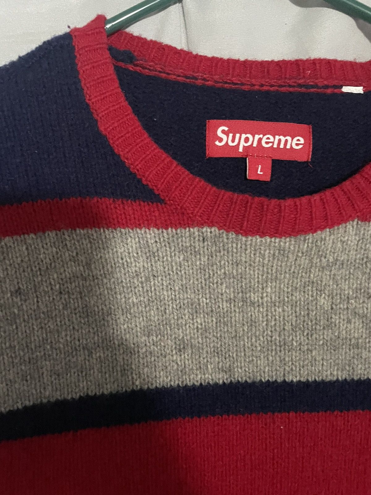 Supreme SUPREME knitted sweater Size US L / EU 52-54 / 3 - 2 Thumbnail