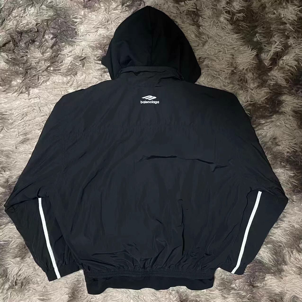 Balenciaga Balenciaga 24ss 2-in-1 poplin 3Bsports zip hooded jacket Size US M / EU 48-50 / 2 - 2 Thumbnail