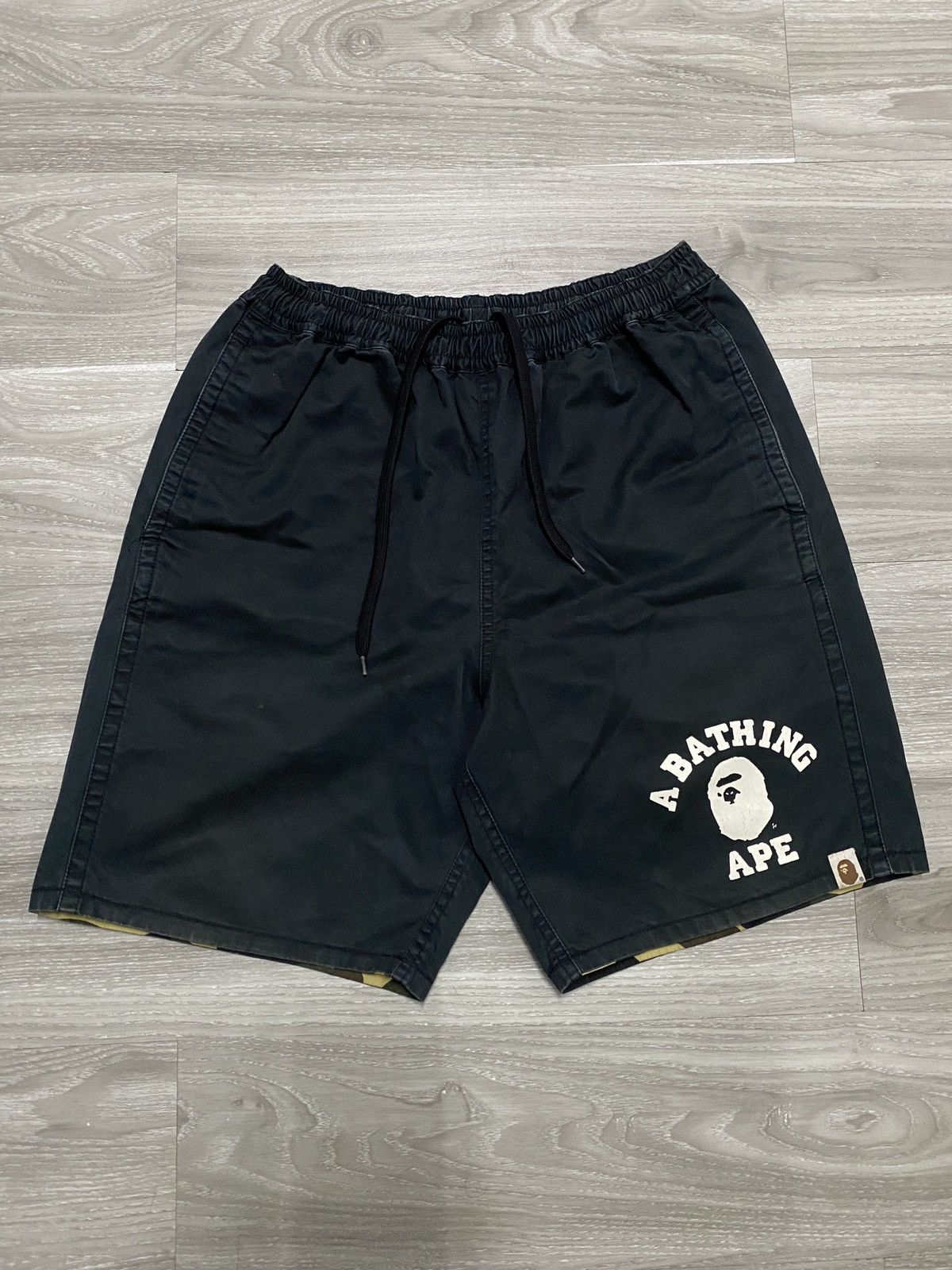 Bape BAPE OG FIRST YELLOW CAMO REVERSIBLE SHORTS Size US 33 - 3 Thumbnail