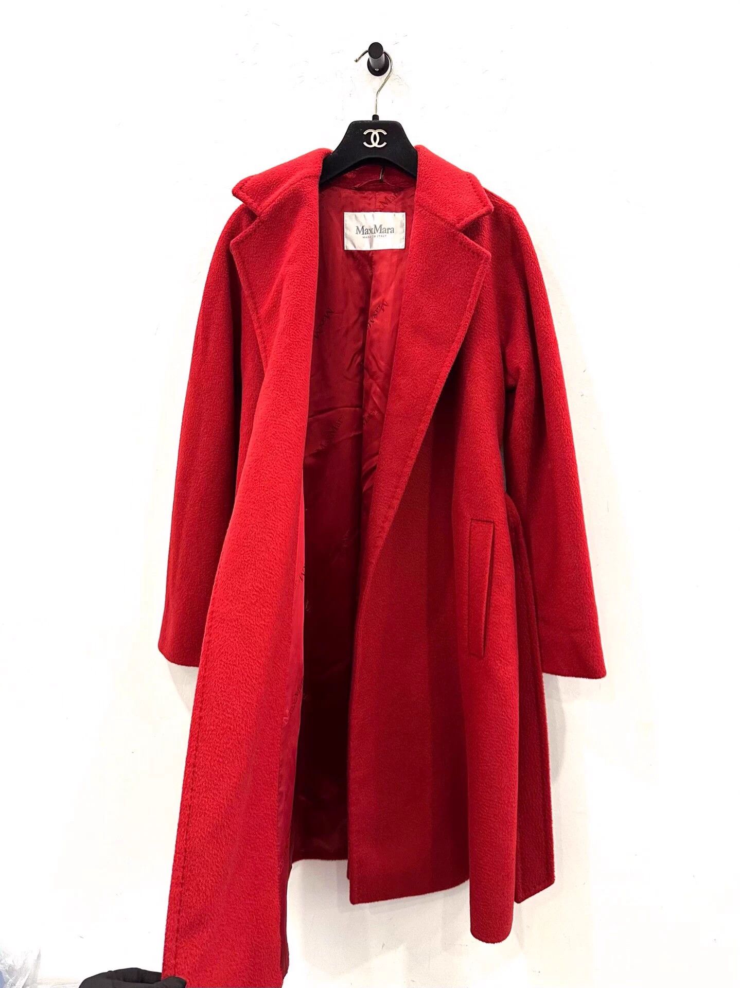 Max Mara MaxMara munuela red camel hair mid-length women's coat Size XS / US 0-2 / IT 36-38 - 4 Thumbnail
