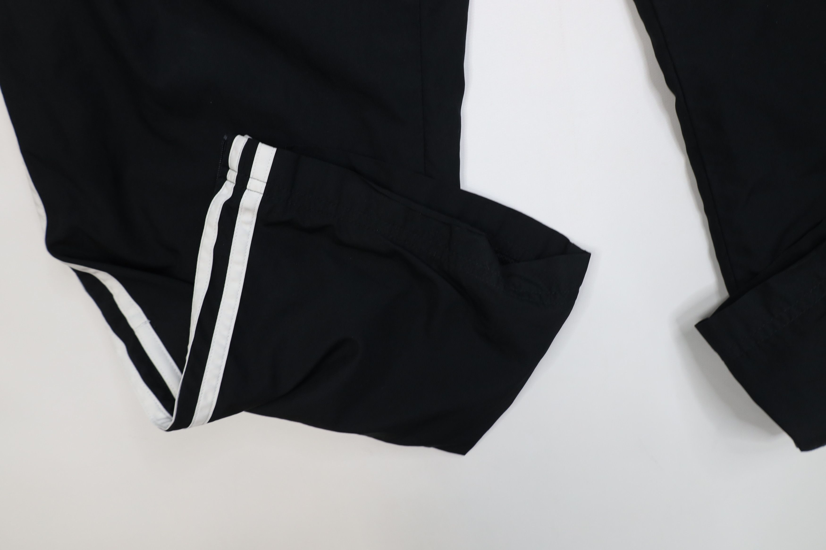Adidas Vintage Y2K Adidas Lined Wide Leg Windbreaker Pants Black Size US 32 / EU 48 - 7 Thumbnail