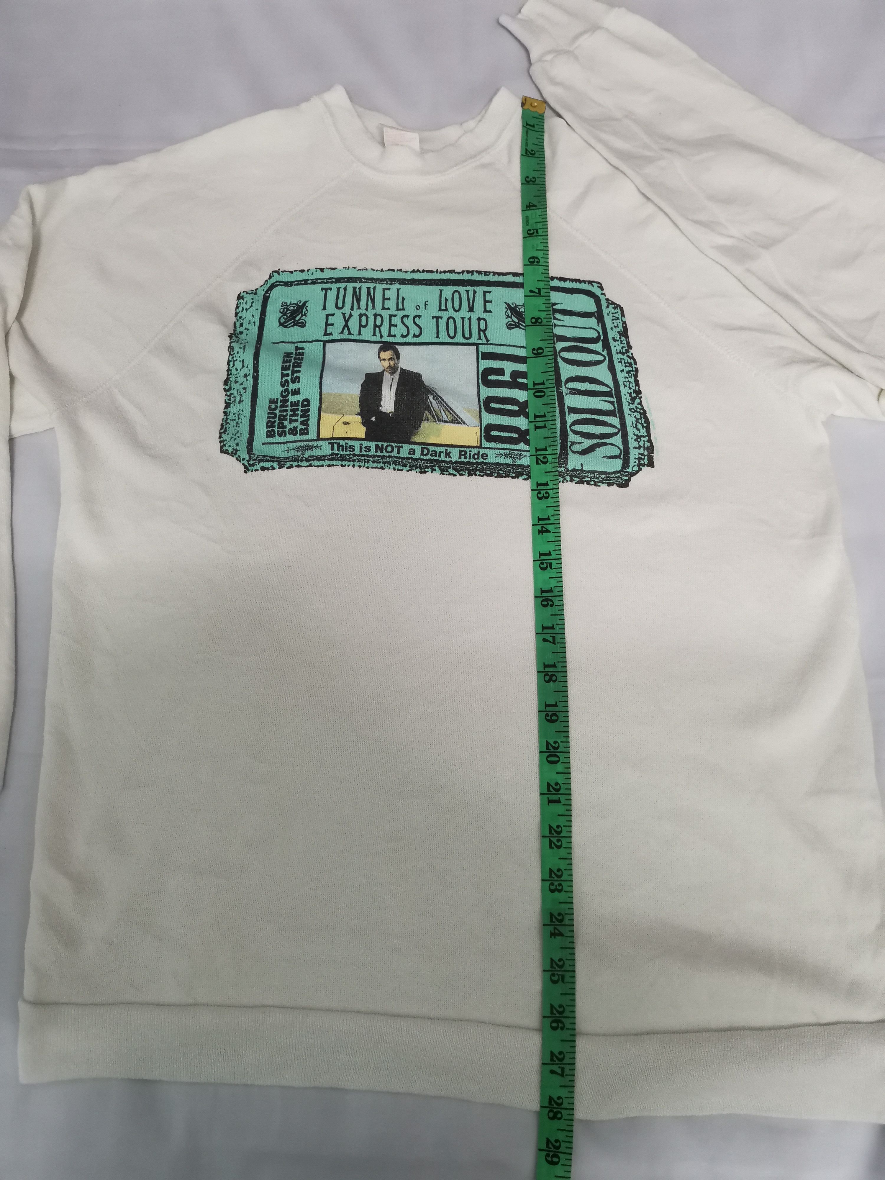 Band Tees Vintage Bruce Springsteen 1988 Tour Sweatshirt American Rock Size US XL / EU 56 / 4 - 5 Thumbnail