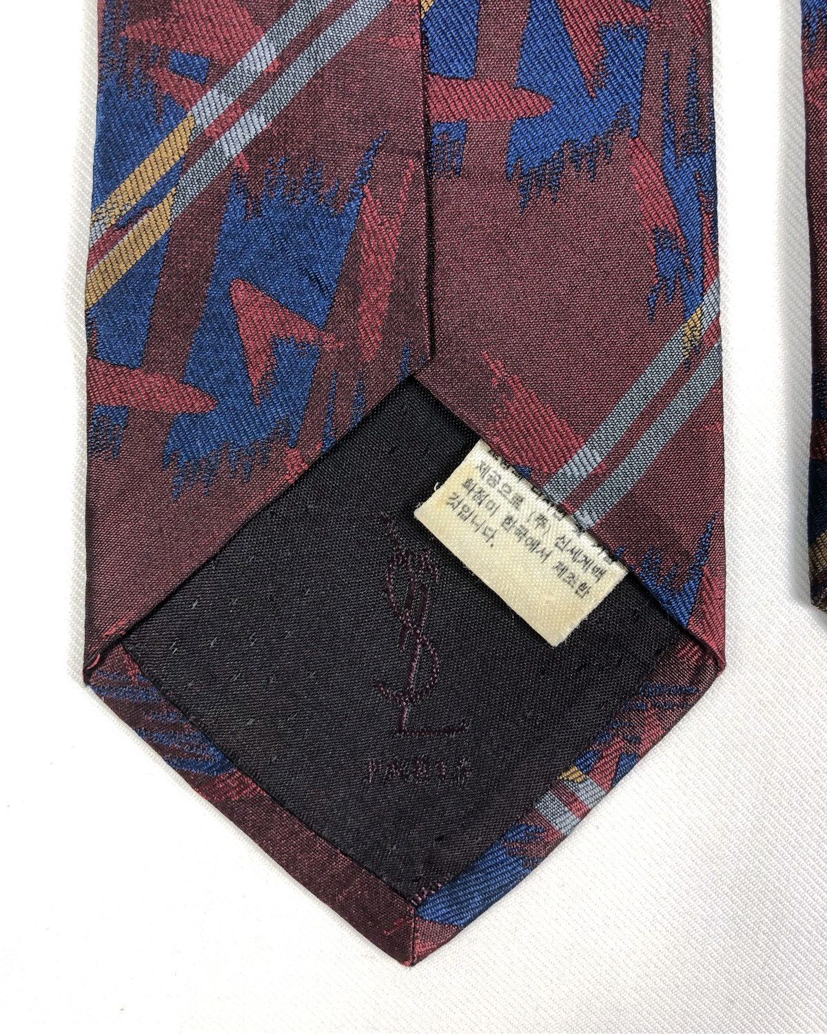 Yves Saint Laurent Rare Vintage Yves Saint Laurent YSL Silk Tie Size ONE SIZE - 6 Thumbnail