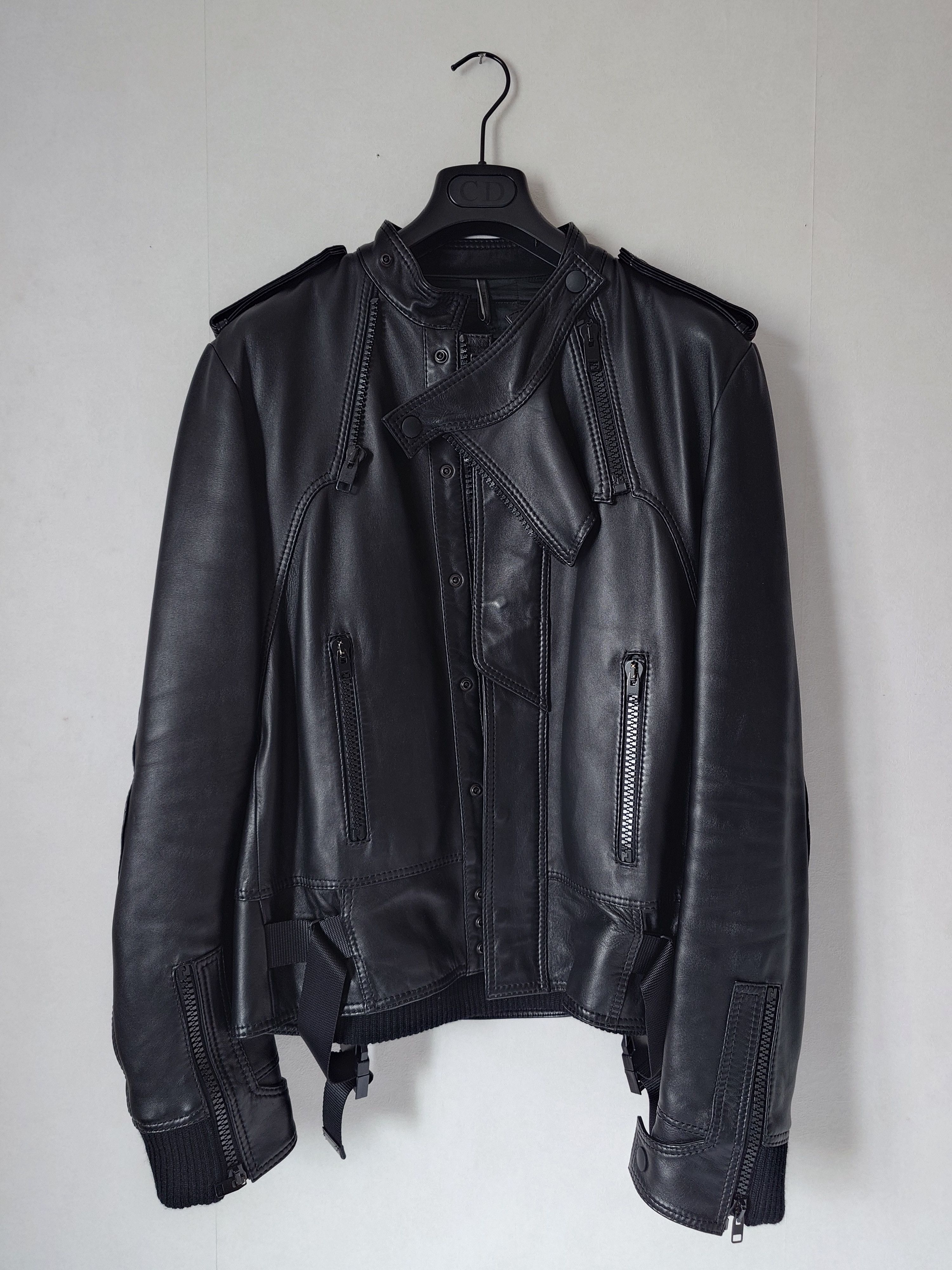Dior × Hedi Slimane Dior Homme A2 Leather Jacket | Grailed