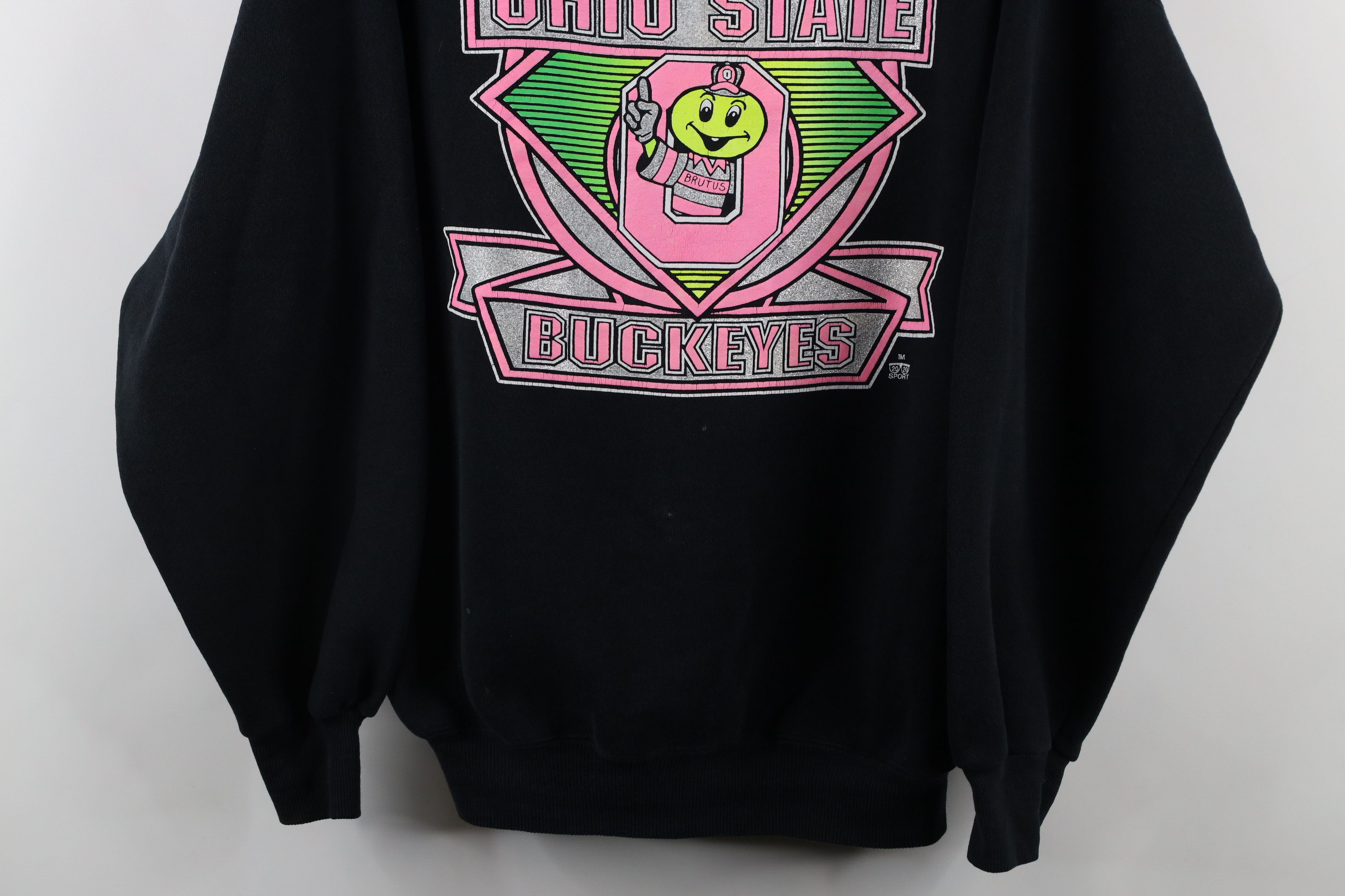 Vintage Vintage 90s Ohio State University Crewneck Sweatshirt USA Size XL / US 12-14 / IT 48-50 - 3 Thumbnail