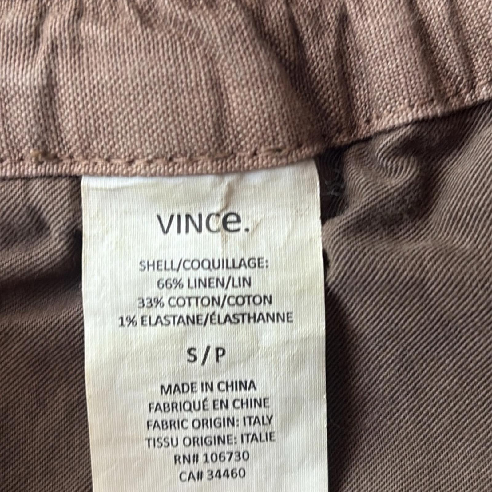 Vince Vince Linen/Cotton Brown Cargo Shorts Size Small Size US 30 / EU 46 - 6 Thumbnail