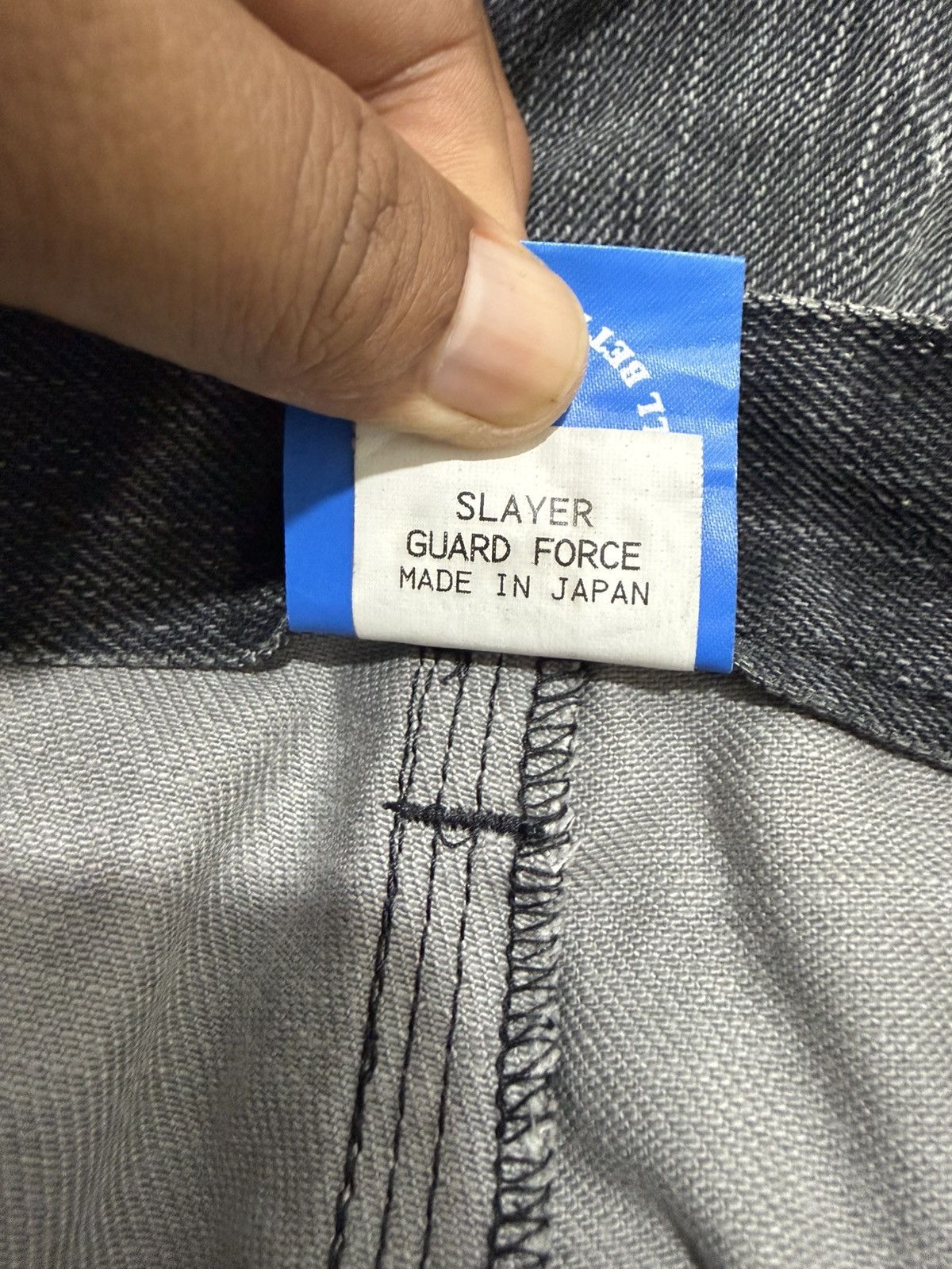 Slayer Japan Brand SLAYER GUARD FORCE Double Knee Pants Denim Style Size US 32 / EU 48 - 11 Thumbnail