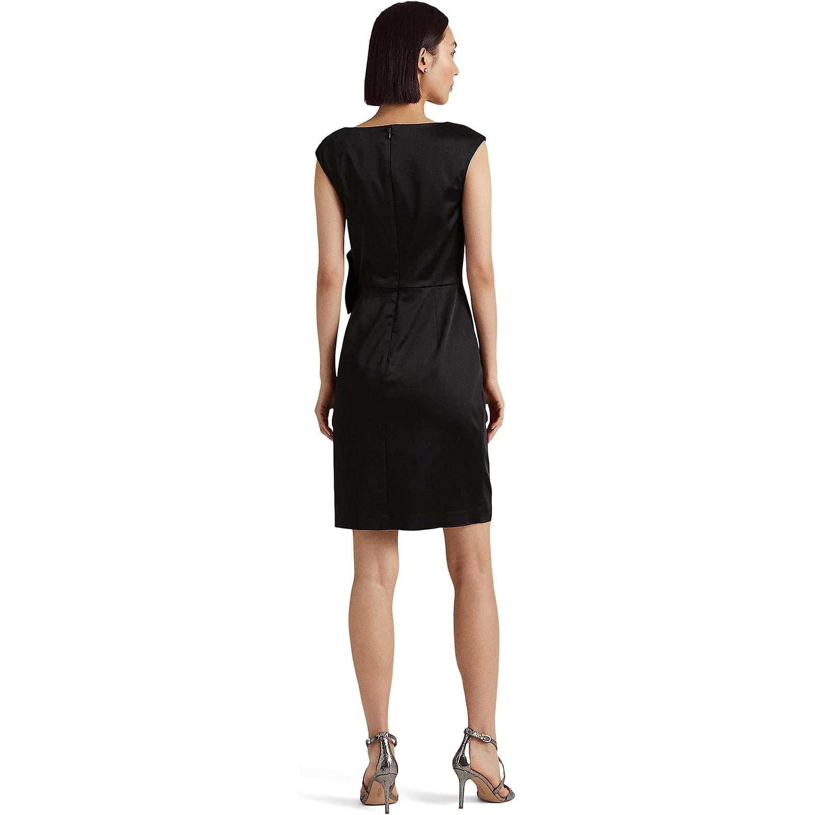 Ralph Lauren Ralph Lauren Women Black Tie-Waist Cocktail Dress Size 4 Size S / US 4 / IT 40 - 2 Thumbnail
