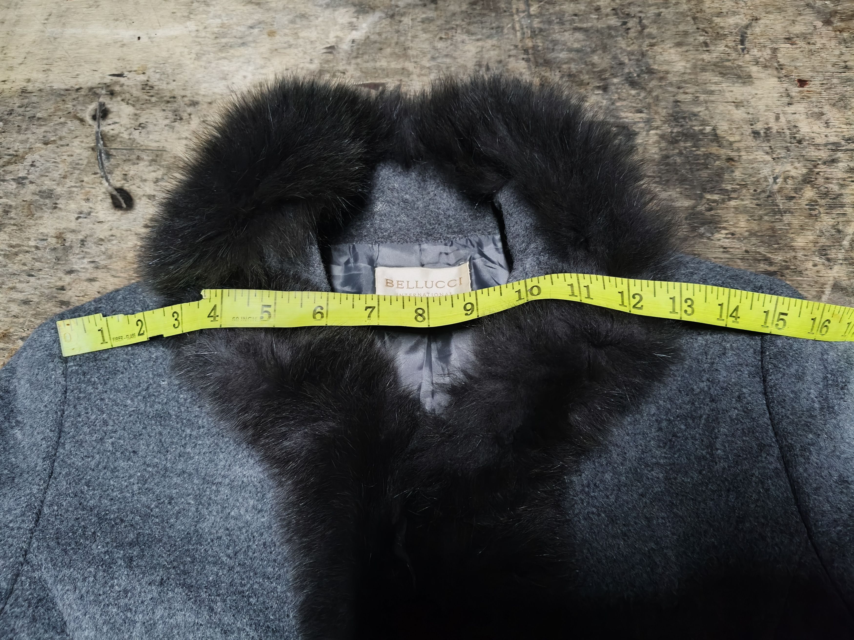 Japanese Brand Bellucci faux fur wool Coat Size M / US 6-8 / IT 42-44 - 20 Thumbnail