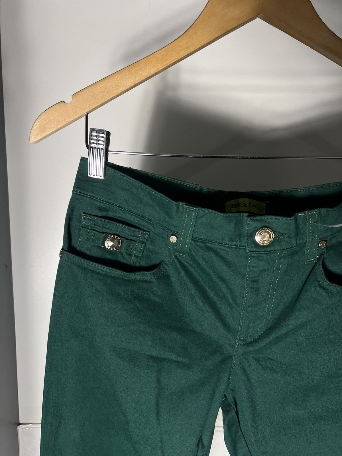 Versus Versace VINTAGE VERSACE JEANS CLASSIC ITALIAN DESIGNER DELUX CASUAL Size 27" / US 4 / IT 40 - 12 Thumbnail