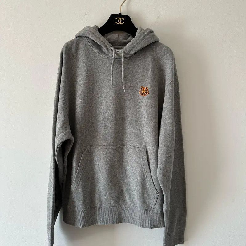 Kenzo KENZO Men's Gray Cotton Hoodie Size L 0089 Size US L / EU 52-54 / 3 - 1 Thumbnail