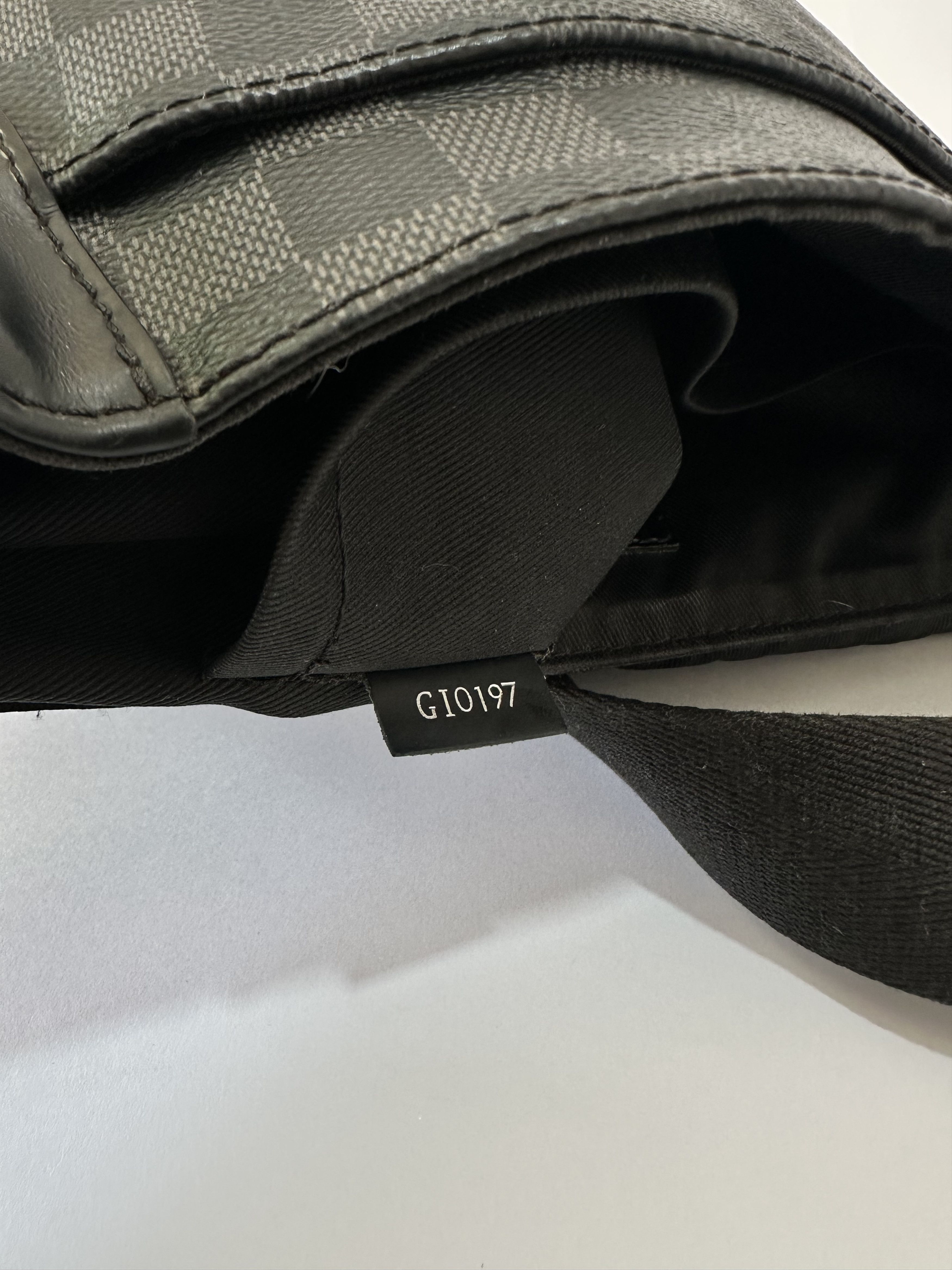 Louis Vuitton Louis Vuitton Damier Ebene Graphite Canvas District PM Bag Size ONE SIZE - 12 Thumbnail