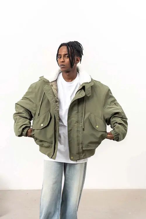 Japanese Brand × Vintage Solid Parkas Multi Pockets puffer Jacket Coat bomber Size US M / EU 48-50 / 2 - 2 Thumbnail
