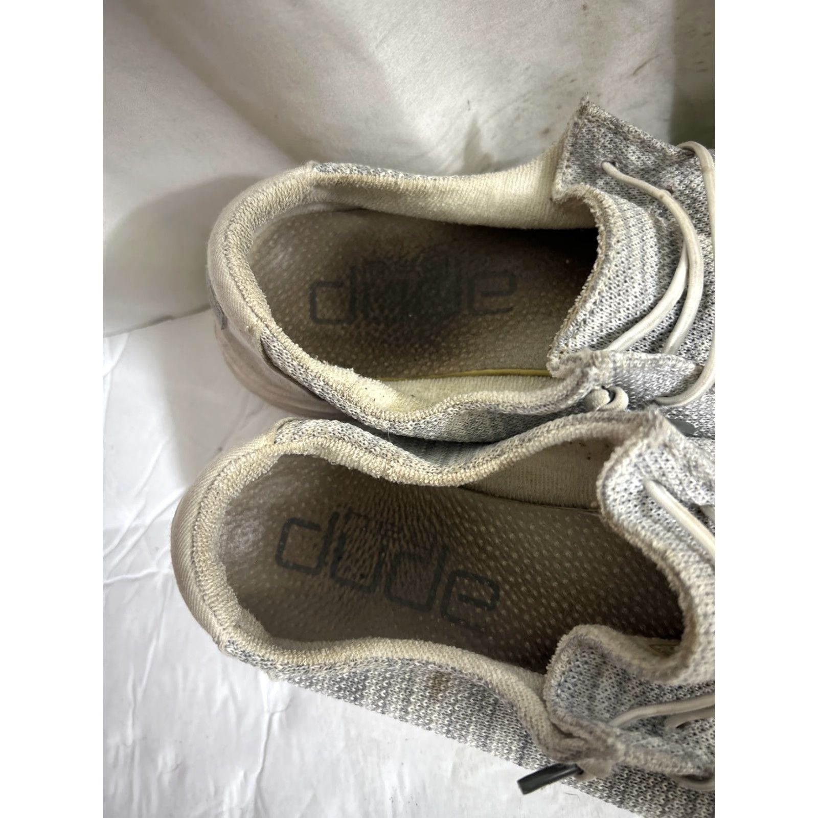 Vintage Hey Dude Wendy Sox Womens 8 Glacier Grey Slip-On Low Shoes Size ONE SIZE - 5 Thumbnail