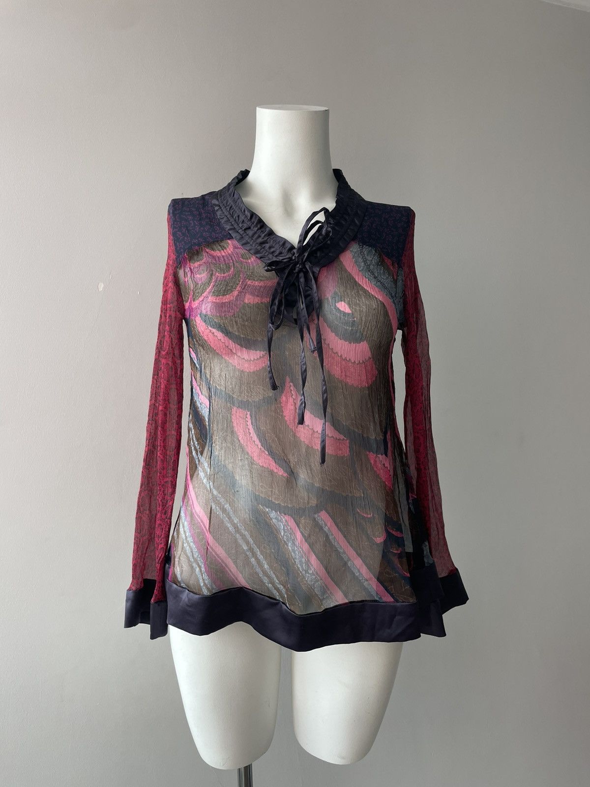 Vintage y2k mng shirt Size S / US 4 / IT 40 - 3 Thumbnail