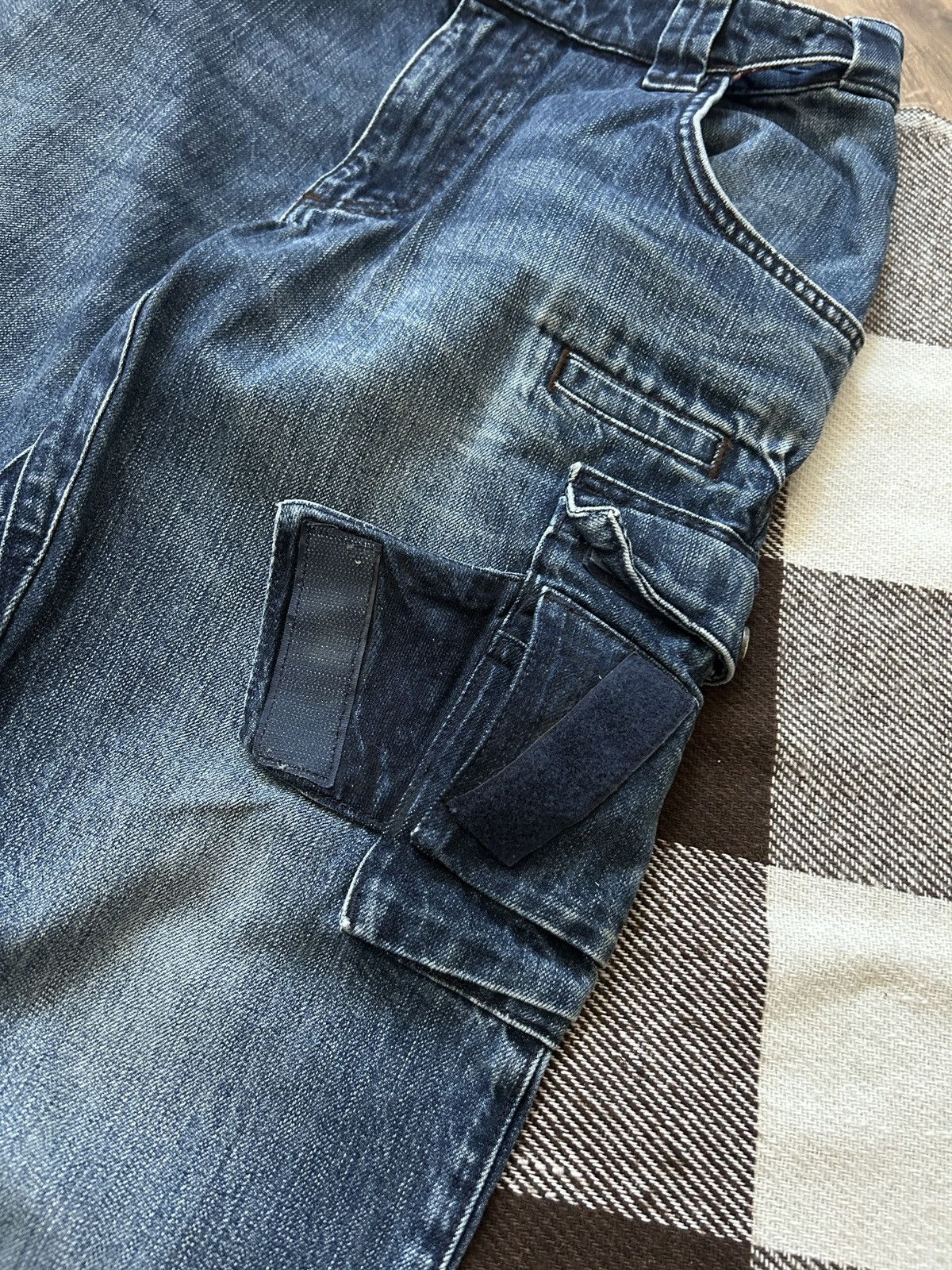 Vintage Engelbert Strauss Baggy worker multi-pocket jeans Size US 30 / EU 46 - 3 Thumbnail