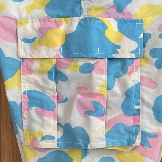 Bape BAPE Multi camo Nylon Cargo Shorts cotton candy camo ★size S Size US 30 / EU 46 - 5 Thumbnail