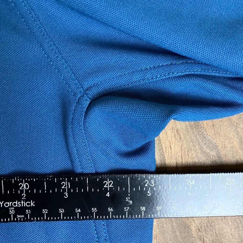 Wrangler Wrangler Mens Shirt Blue Polo Breathe On Wicking Tech Short Sleeve XLT Shirt Mens Blue Polo Breathe On Wicking Tech Short Sleeve XLT Size US XL / EU 56 / 4 - 7 Thumbnail
