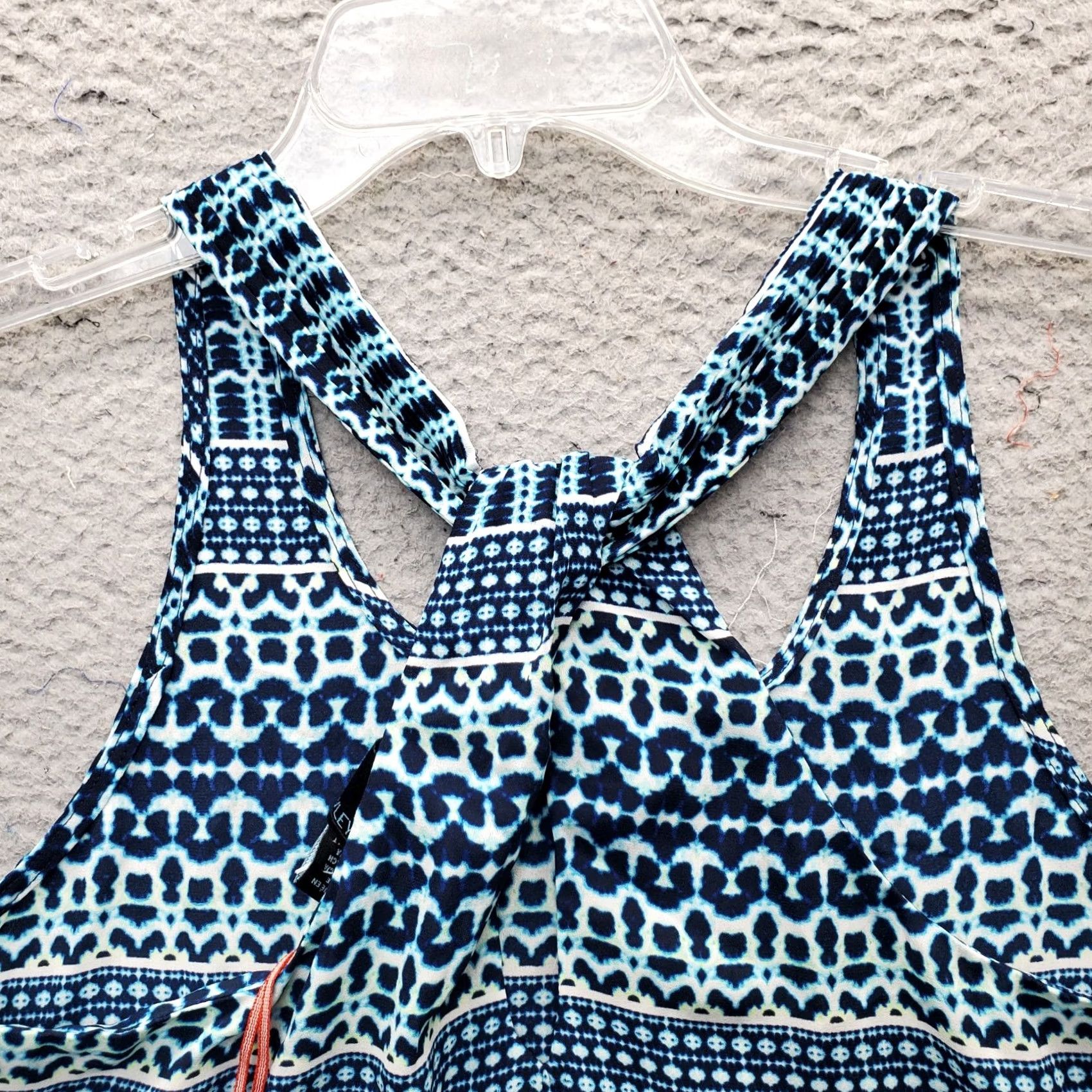 Cynthia Rowley Cynthia Rowley Tank Top Womens Small Multicolor Pattern Stretch Sleeveless Racerback Shirt Size S / US 4 / IT 40 - 7 Thumbnail