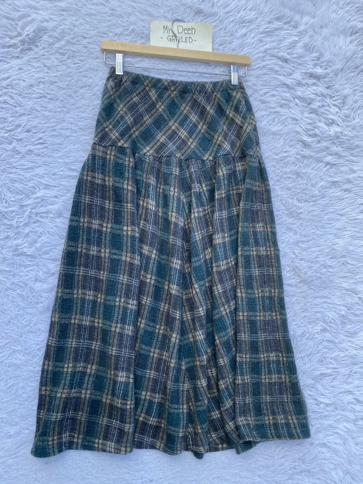 Issey Miyake Rare Vintage 90s Issey Miyake Plantation Midi Skirt Size 22" - 3 Thumbnail