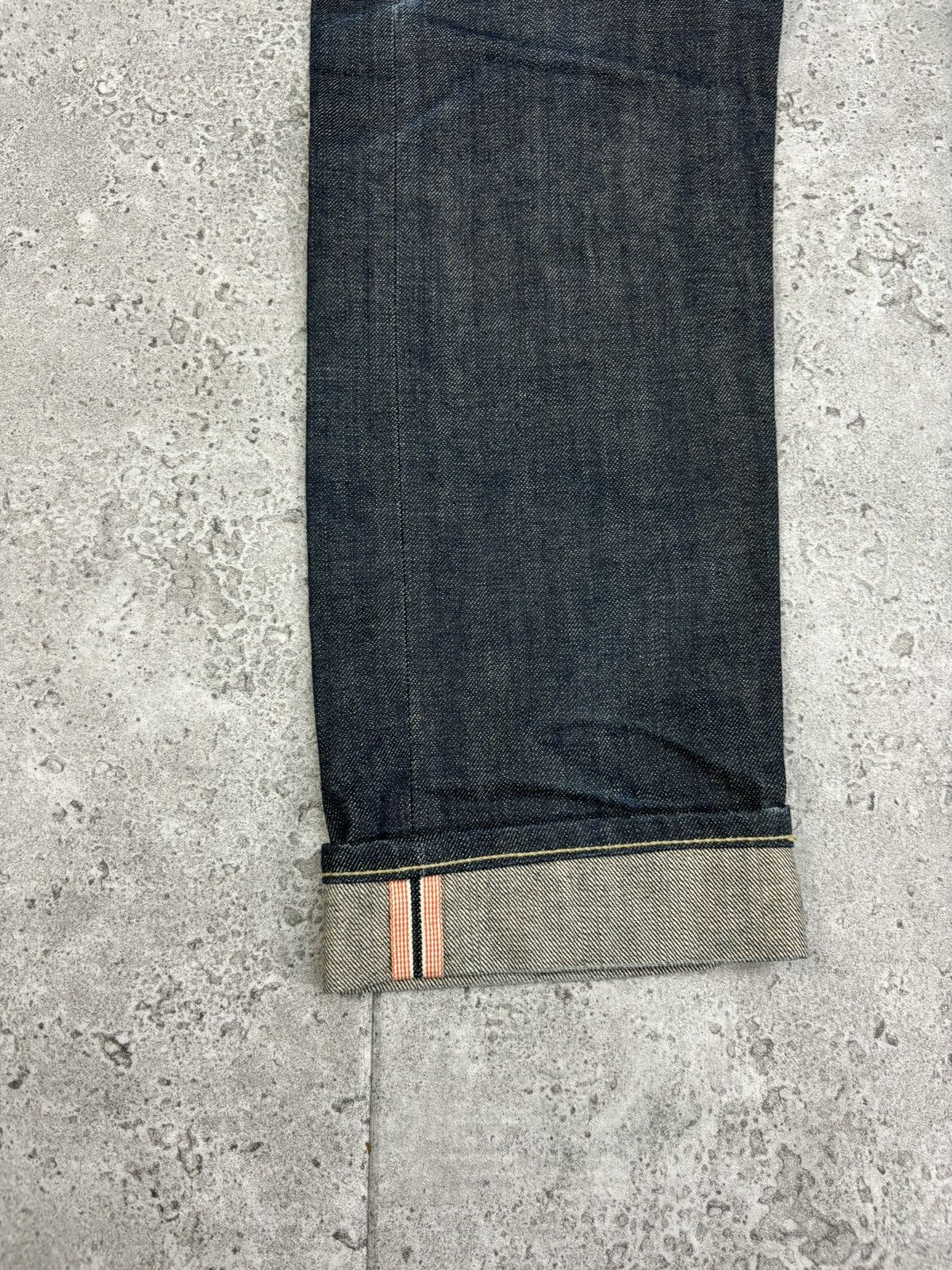 DENHAM × Japanese Brand × Vintage Japan Artist Denhm Flared Raw Denim Pants Selvedge Y2K 00s Size US 32 / EU 48 - 5 Thumbnail