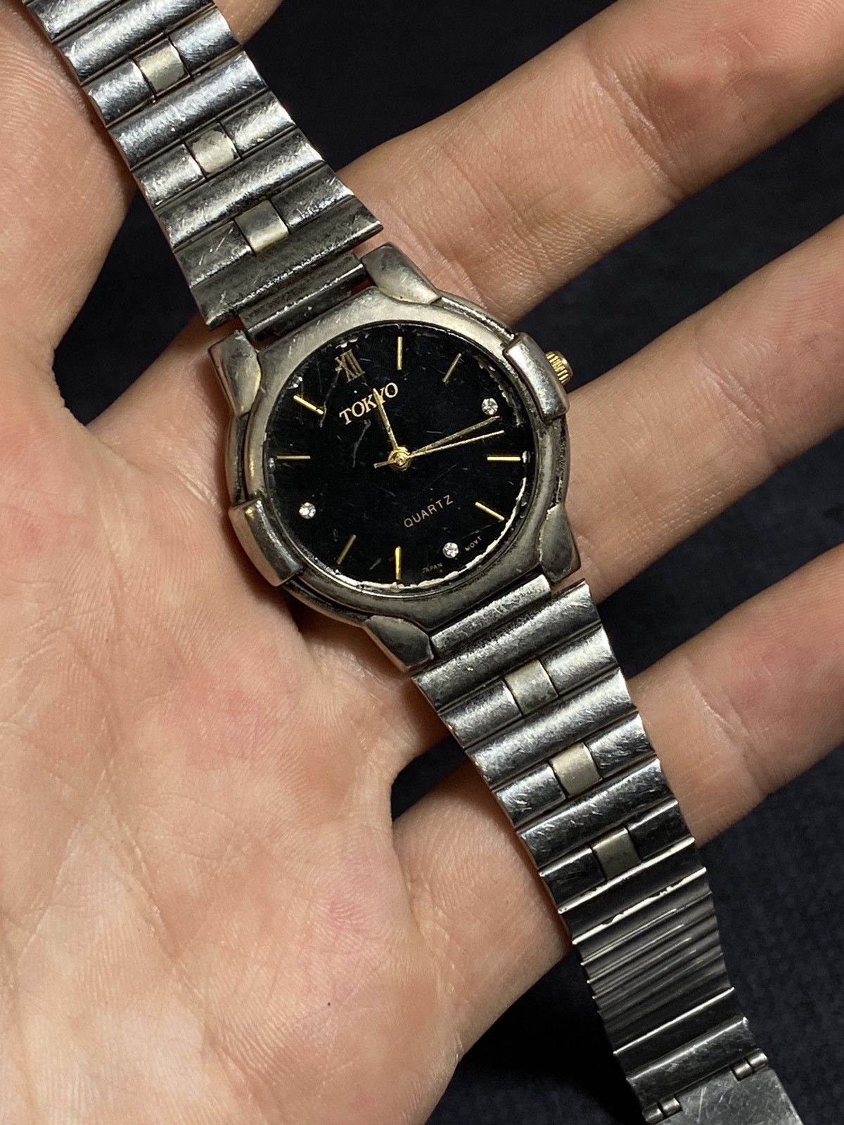Japanese Brand Tokio Quartz Stainless Steel Watch | Japanese Brand Size ONE SIZE - 9 Thumbnail