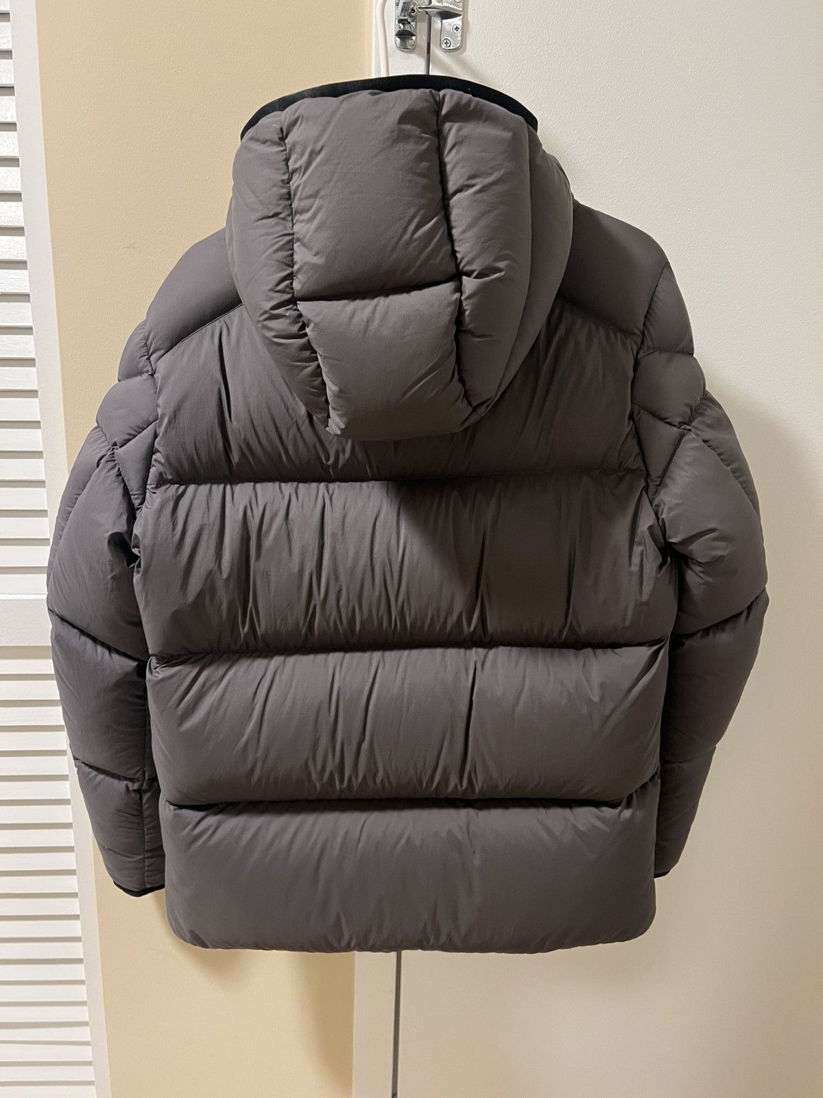 Moncler Moncler Arcachon Giubbotto Hooded Down Jacket Gray Nylon Size US M / EU 48-50 / 2 - 2 Thumbnail