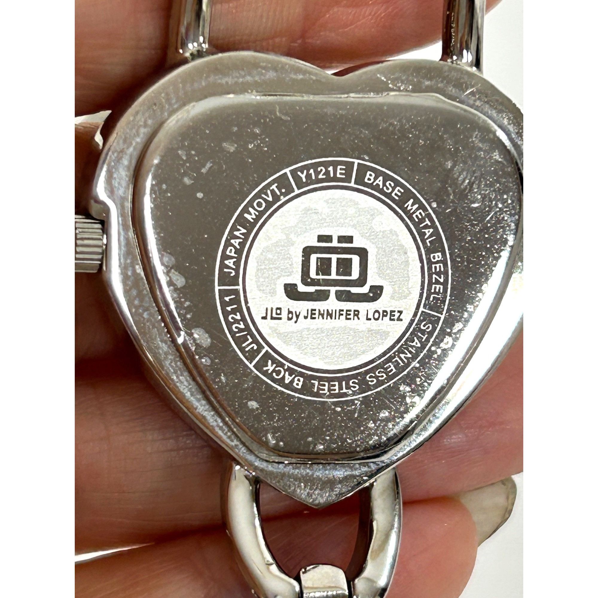 Fossil × Jennifer Lopez Jennifer Lopez Heart Wristwatch Vtg Lock Key Charms White Mo Size ONE SIZE - 2 Thumbnail