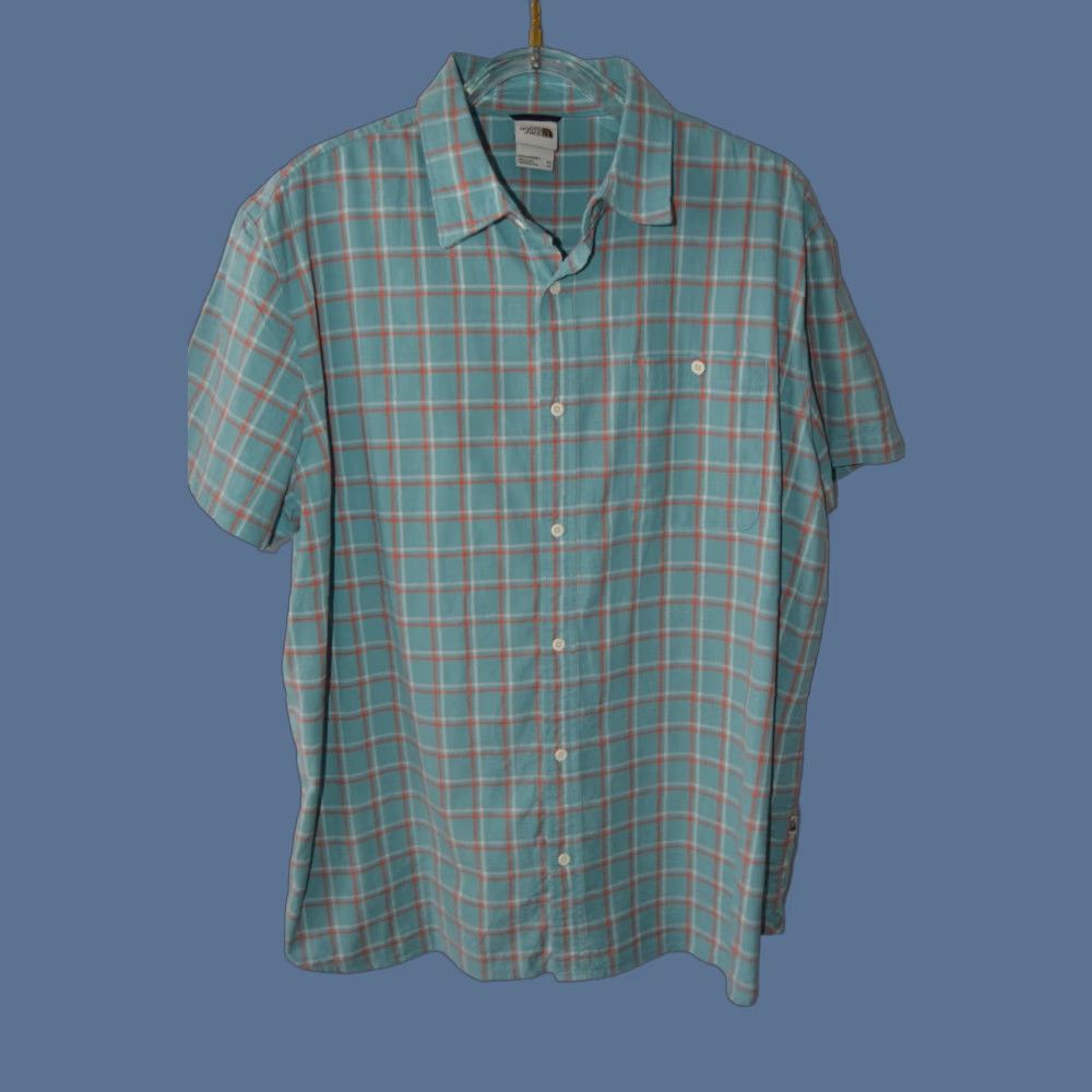 The North Face The North Face Shirt Mens 2XL Blue Plaid Short Sleeve Outdoor Hiking Size US XXL / EU 58 / 5 - 1 Thumbnail