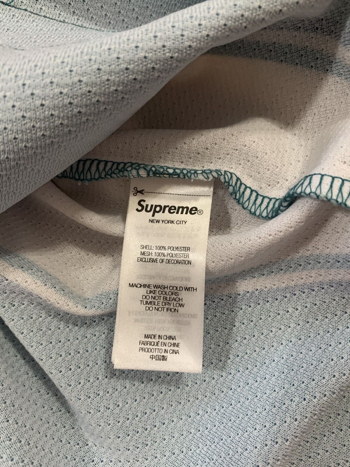 Supreme Sz S - Supreme Sudden Death Football Jersey (Teal) SS24 Size US S / EU 44-46 / 1 - 21 Thumbnail