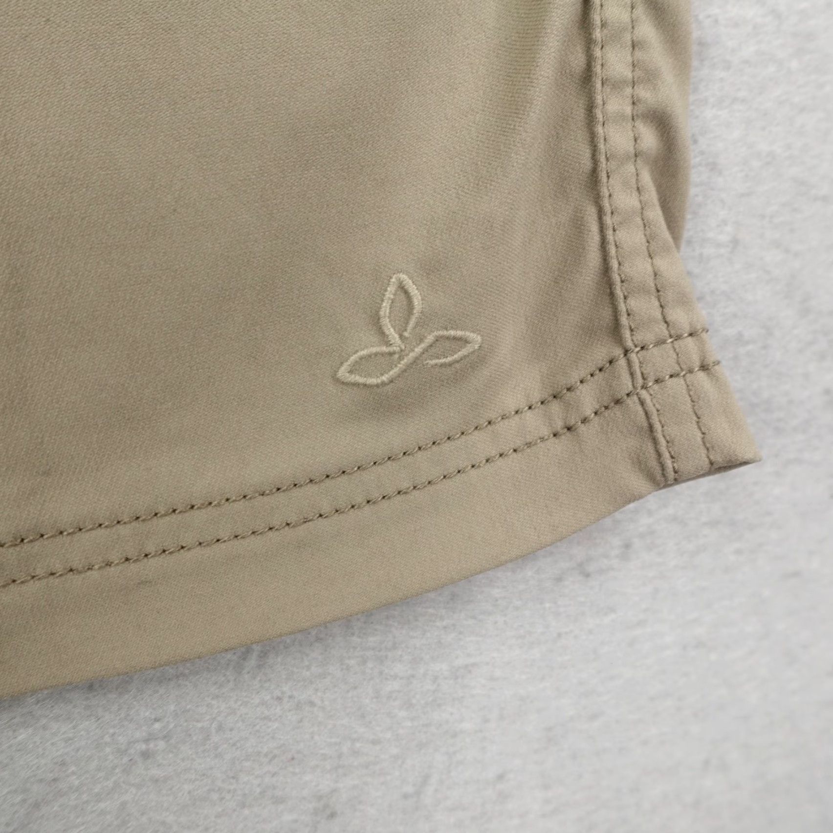 Prana Prana Shorts Mens 40 Khaki Beige Tan Brion 9" Inseam Performance Chino Hiking Size US 40 / EU 56 - 3 Thumbnail