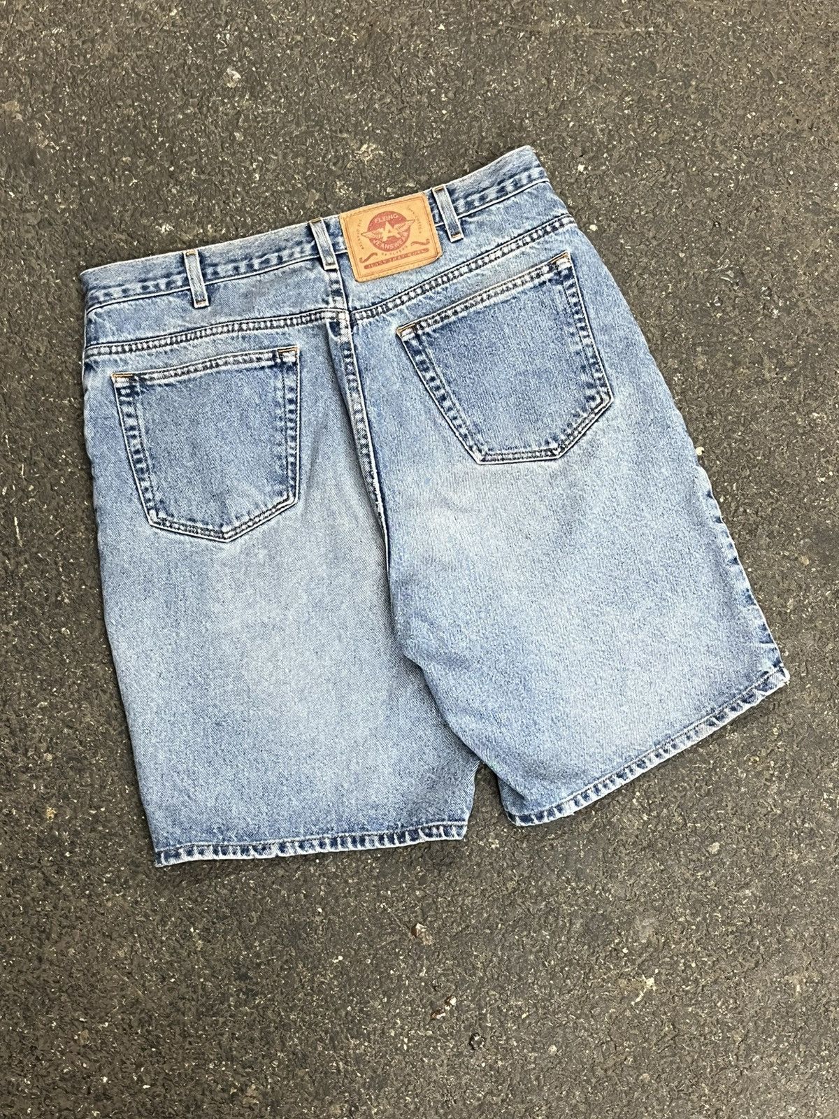 Vintage Jorts y2k baggy fit light wash streetwear hype rare hip hop Size US 32 / EU 48 - 1 Thumbnail