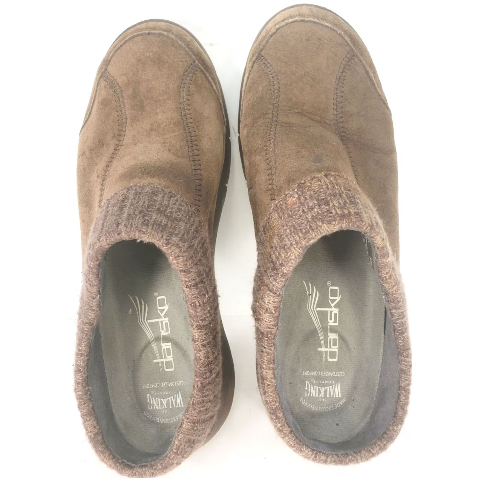 Dansko Dansko Eartha Brown Suede Slip-On Comfort Shoes Women M 10 US 41 EU Casual Low Top Rounded Toe Size L / US 10 / IT 46 - 6 Thumbnail