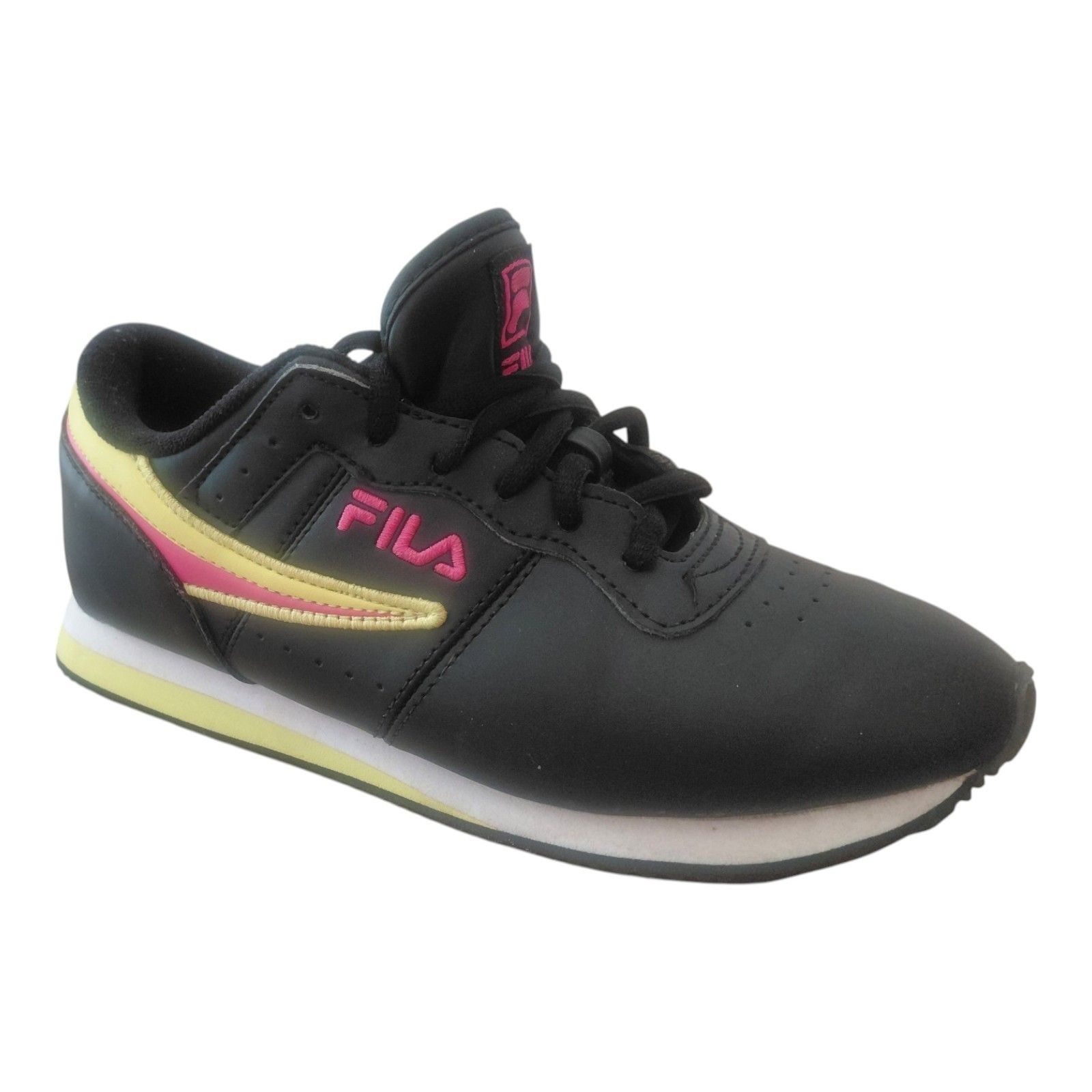 Fila 3PM01823-044 — FILA Women's 6 Black Pink Neon Yellow Y2K Ath Size US 6 / EU 39 - 1 Thumbnail