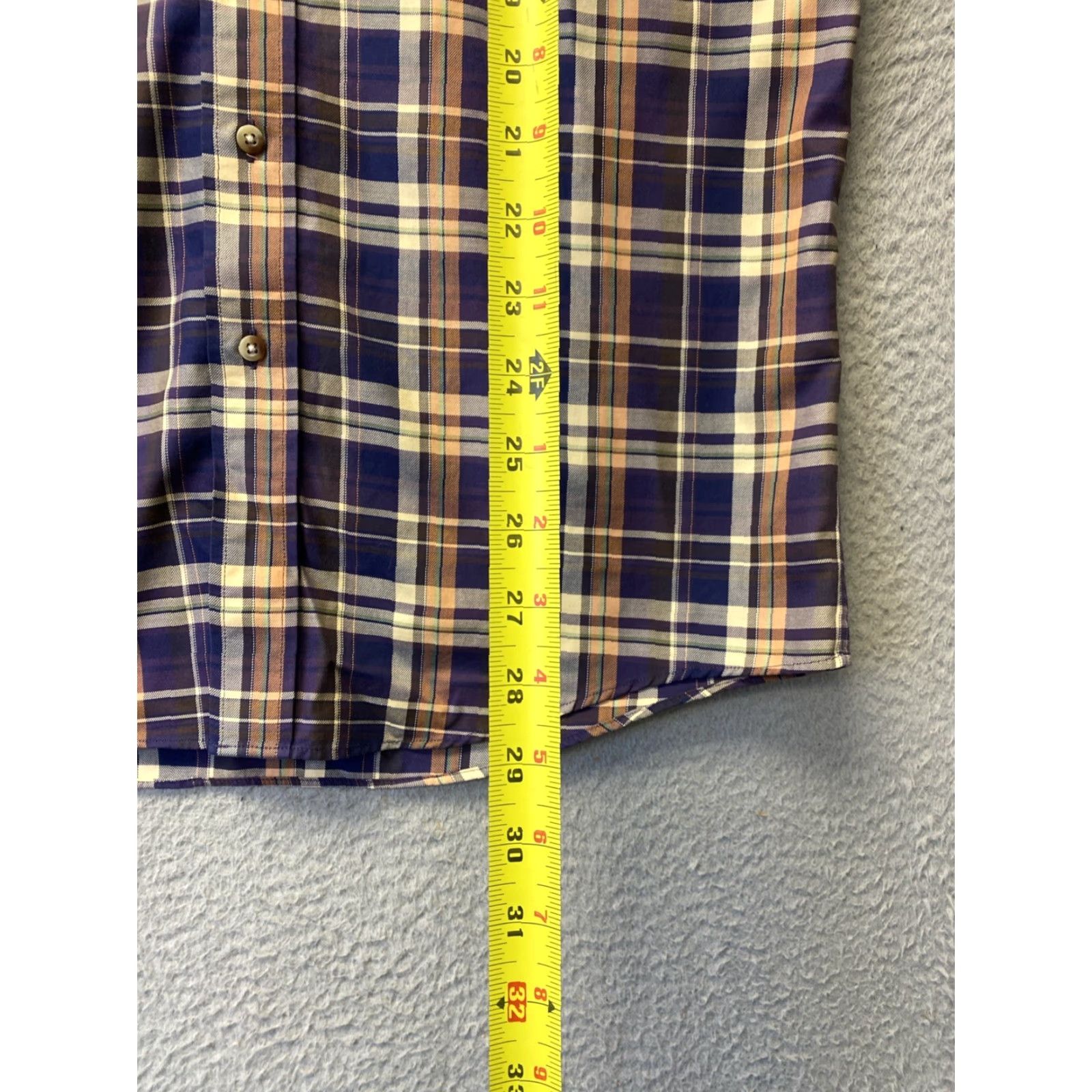 Jos. A. Bank Jos. A. Bank Button Shirt Men’s M Multicolor Plaid Cotton Traveler’s Collection /0596 Size US M / EU 48-50 / 2 - 7 Thumbnail