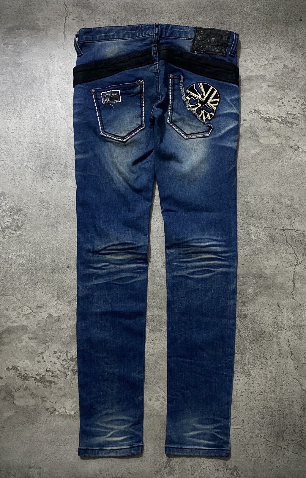 Hysteric Glamour Y2k Lolita skull grunge ifsixwasnine skinny jeans Size US 28 / EU 44 - 1 Thumbnail