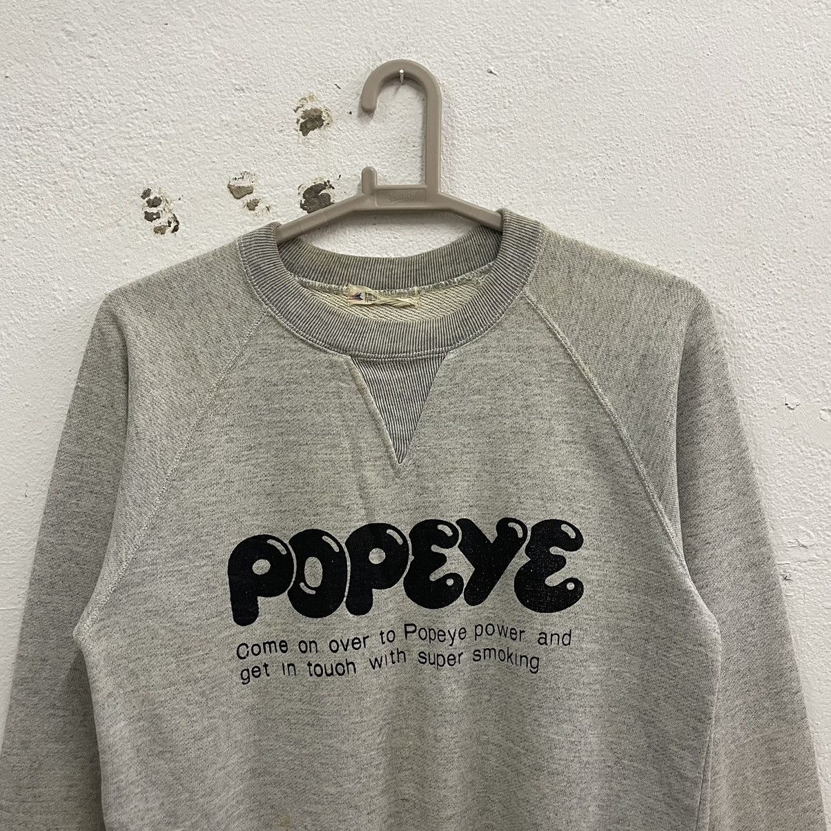 Vintage 🔥Trash Vintage Popeye Big Logo Promo Movie Sweatshirts Size US S / EU 44-46 / 1 - 3 Thumbnail