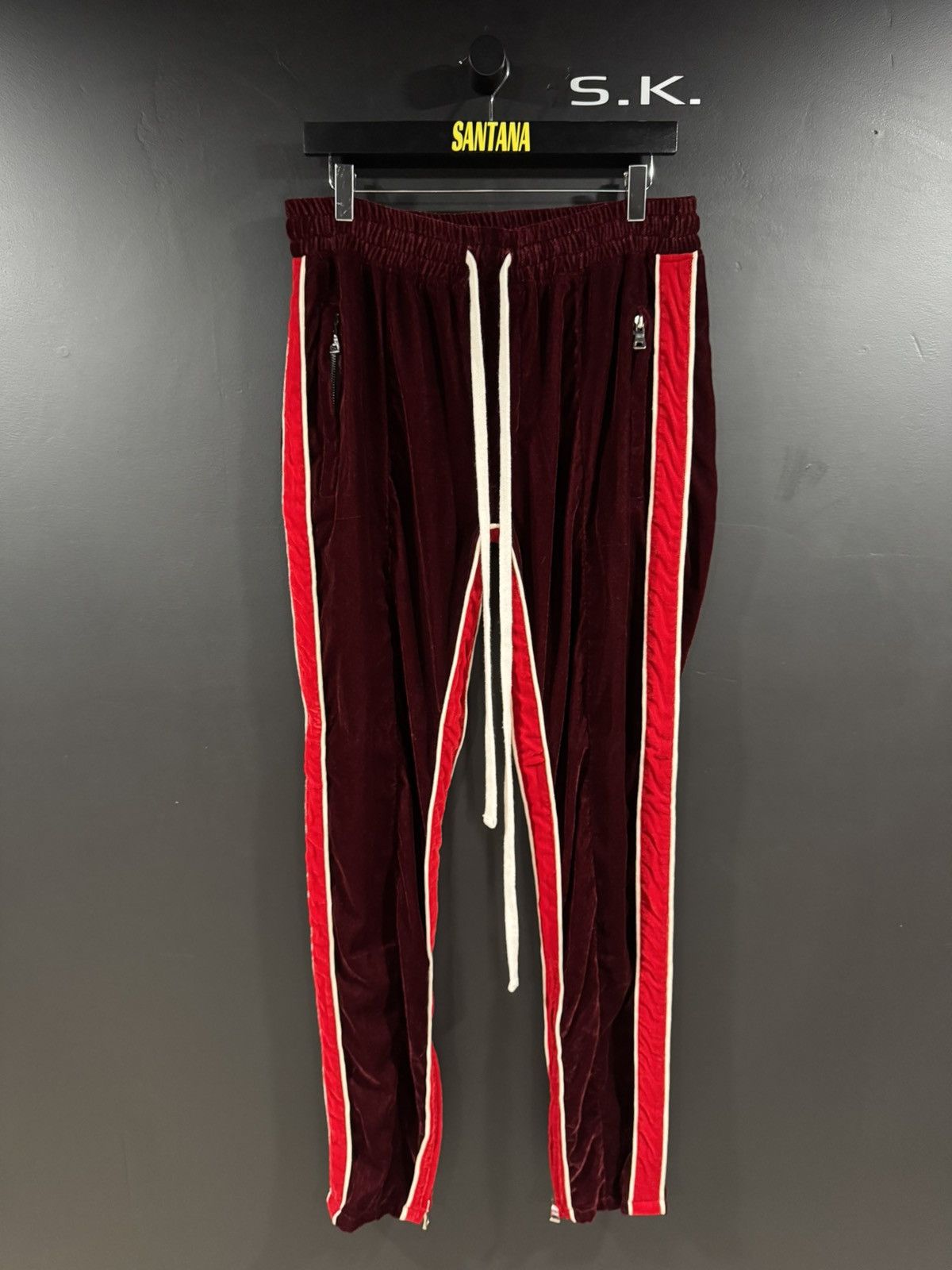 Other Lord Studios Velvet Jogger Track Sweatpants 34x32 Size US 34 / EU 50 - 1 Thumbnail