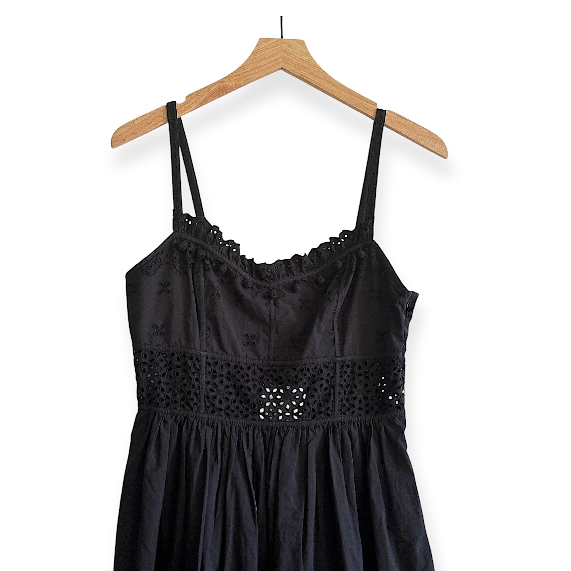 Ulla Johnson ULLA JOHNSON Celestia Broderie Anglaise Cotton Midi Dress, Size S / US 4 / IT 40 - 11 Thumbnail