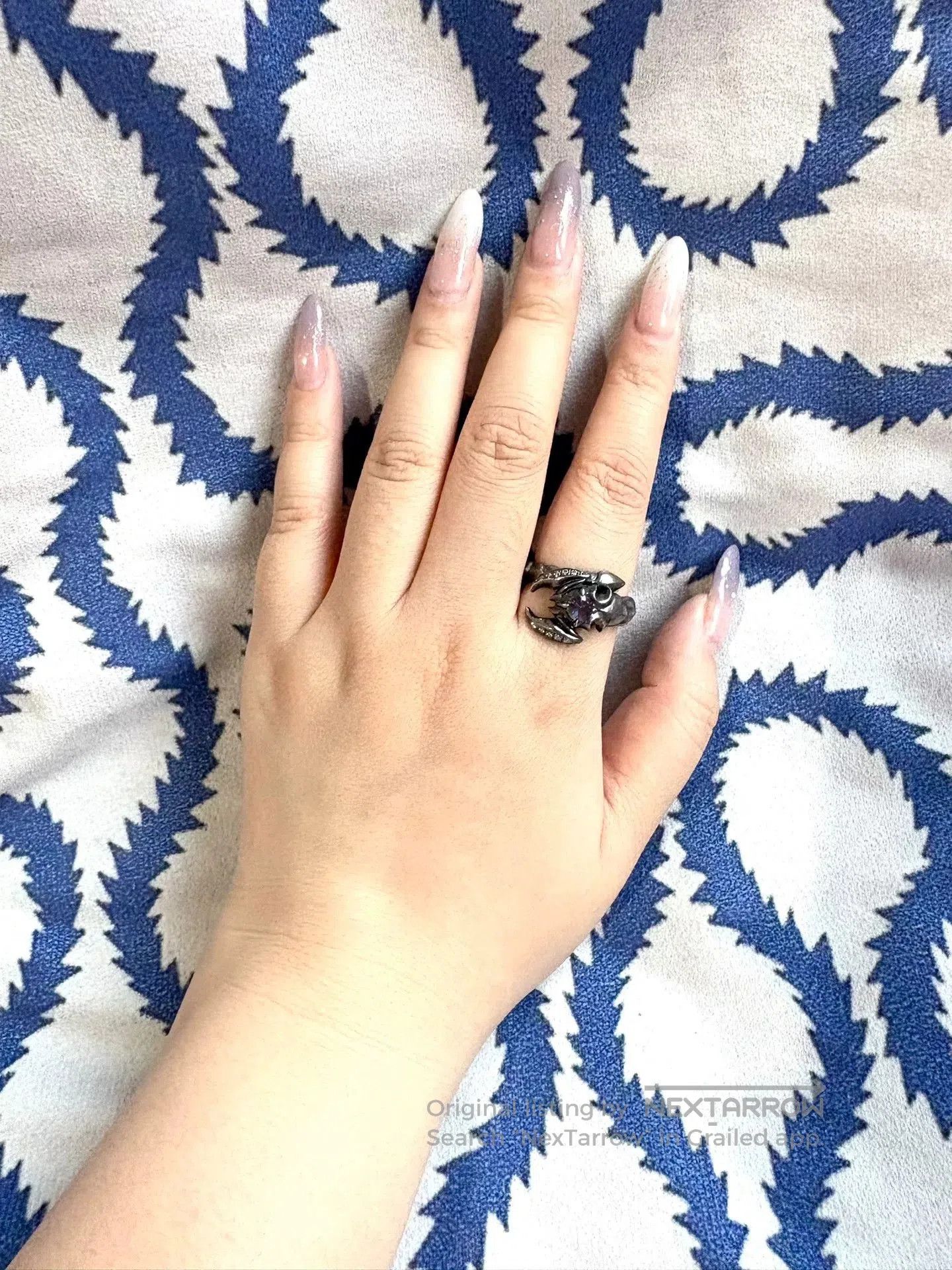Vivienne Westwood silver scorpion ring with colorful diamonds. Size ONE SIZE - 7 Thumbnail