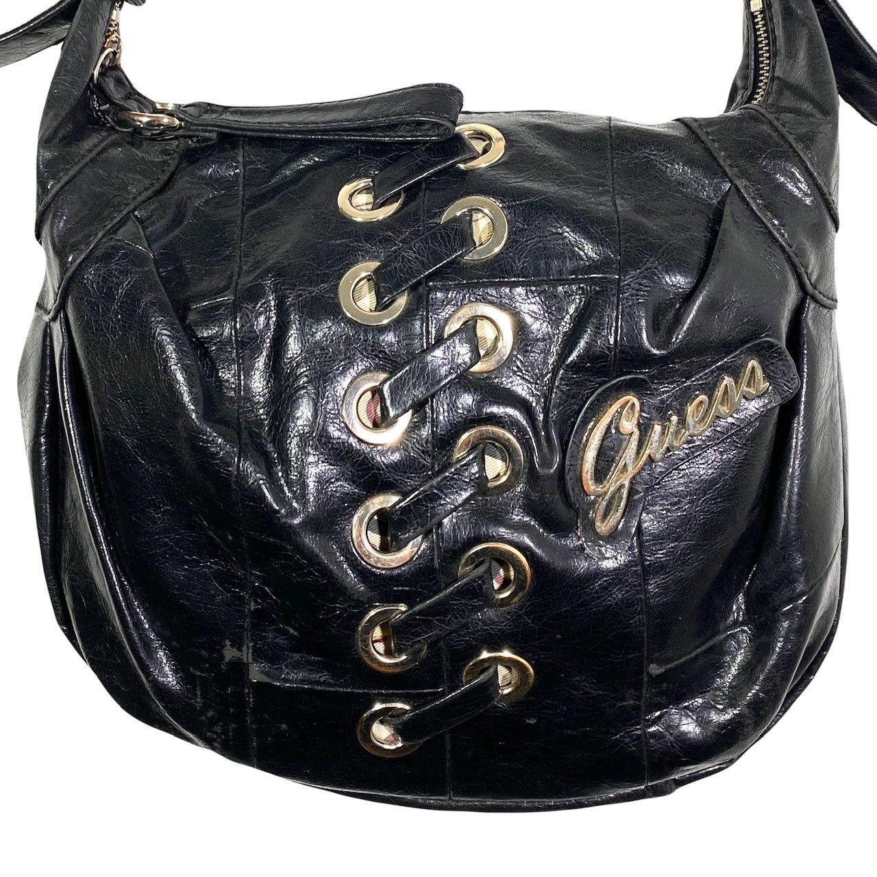 Guess Sac A Main Cuir Cyber Glam y2k Vintage 2000’s Guess Size ONE SIZE - 4 Thumbnail