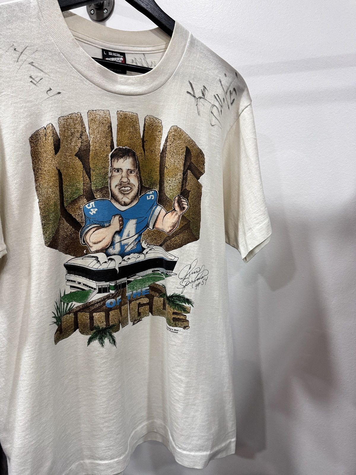 Other Vintage Chris Spielman King of the Jungle T-Shirt Size US L / EU 52-54 / 3 - 1 Thumbnail