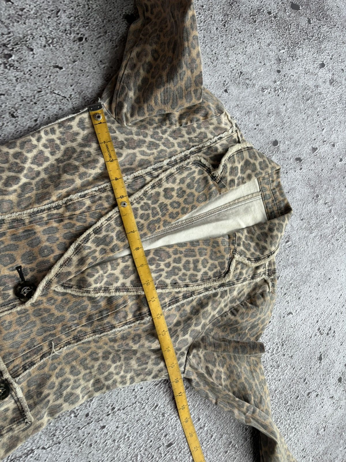 Tornado Mart Vintage Leopard Women's Blazer Size S / US 4 / IT 40 - 8 Thumbnail