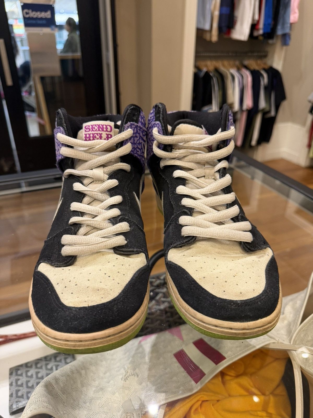 Nike Nike Dunk High PRM SB ‘Send Help 2’ Size US 9.5 / EU 42-43 - 5 Thumbnail