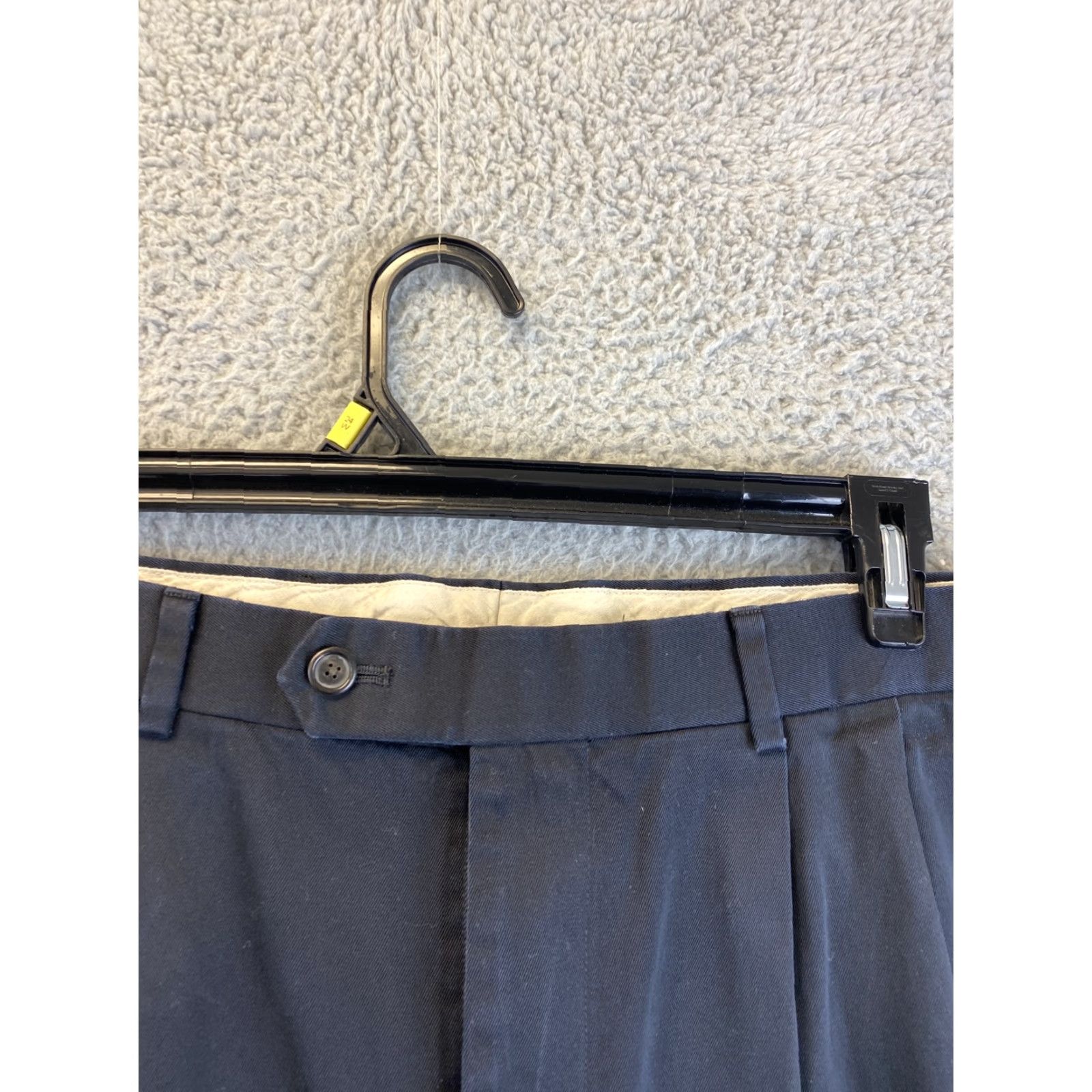Brooks Brothers Brooks Brothers Dress Pants Men 35X32 Black Trouser Straight Pleated /93-41 Size US 35 - 5 Thumbnail