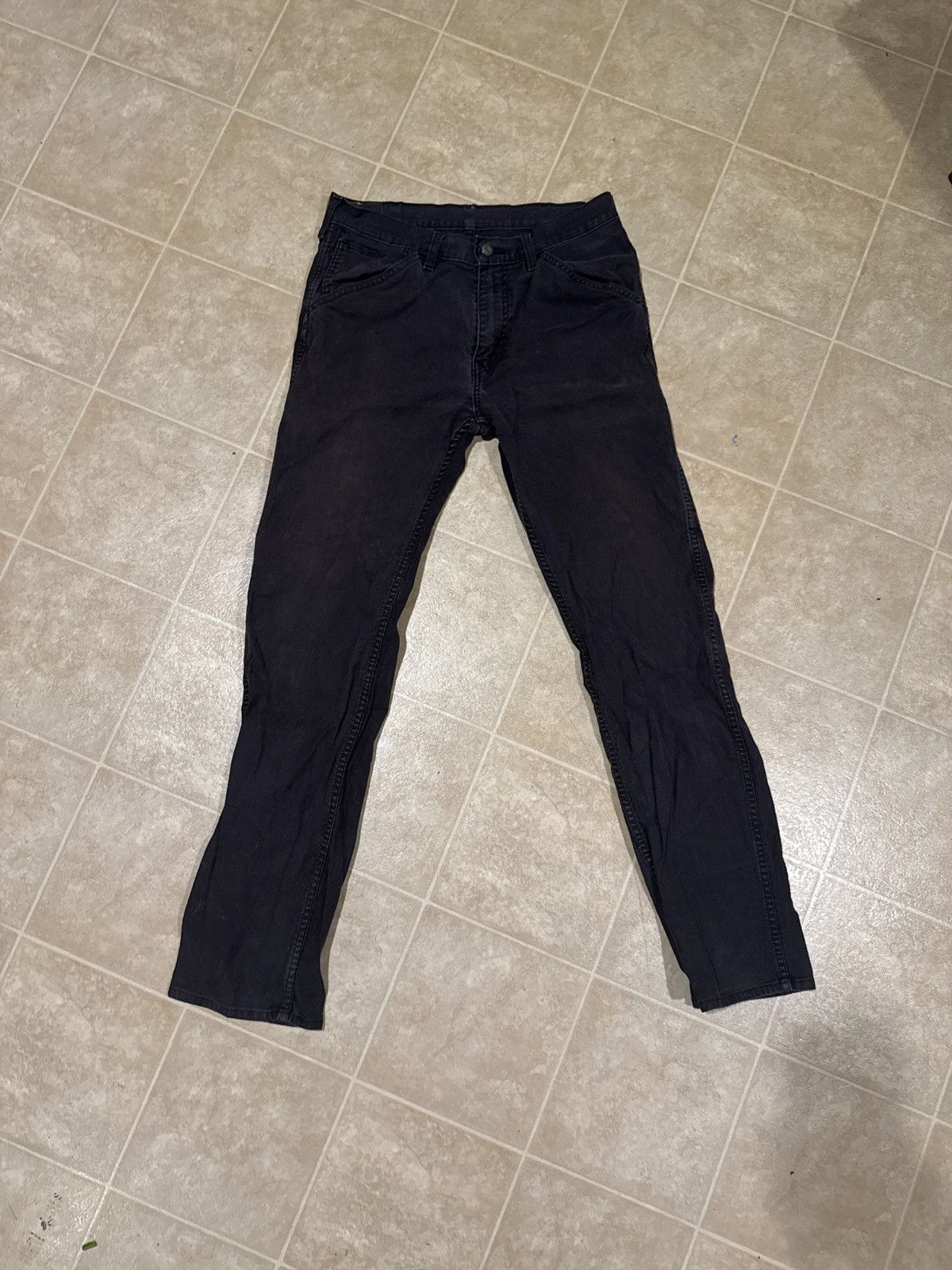 Levi's Black Levi’s Workwear Jeans Size US 33 - 2 Thumbnail