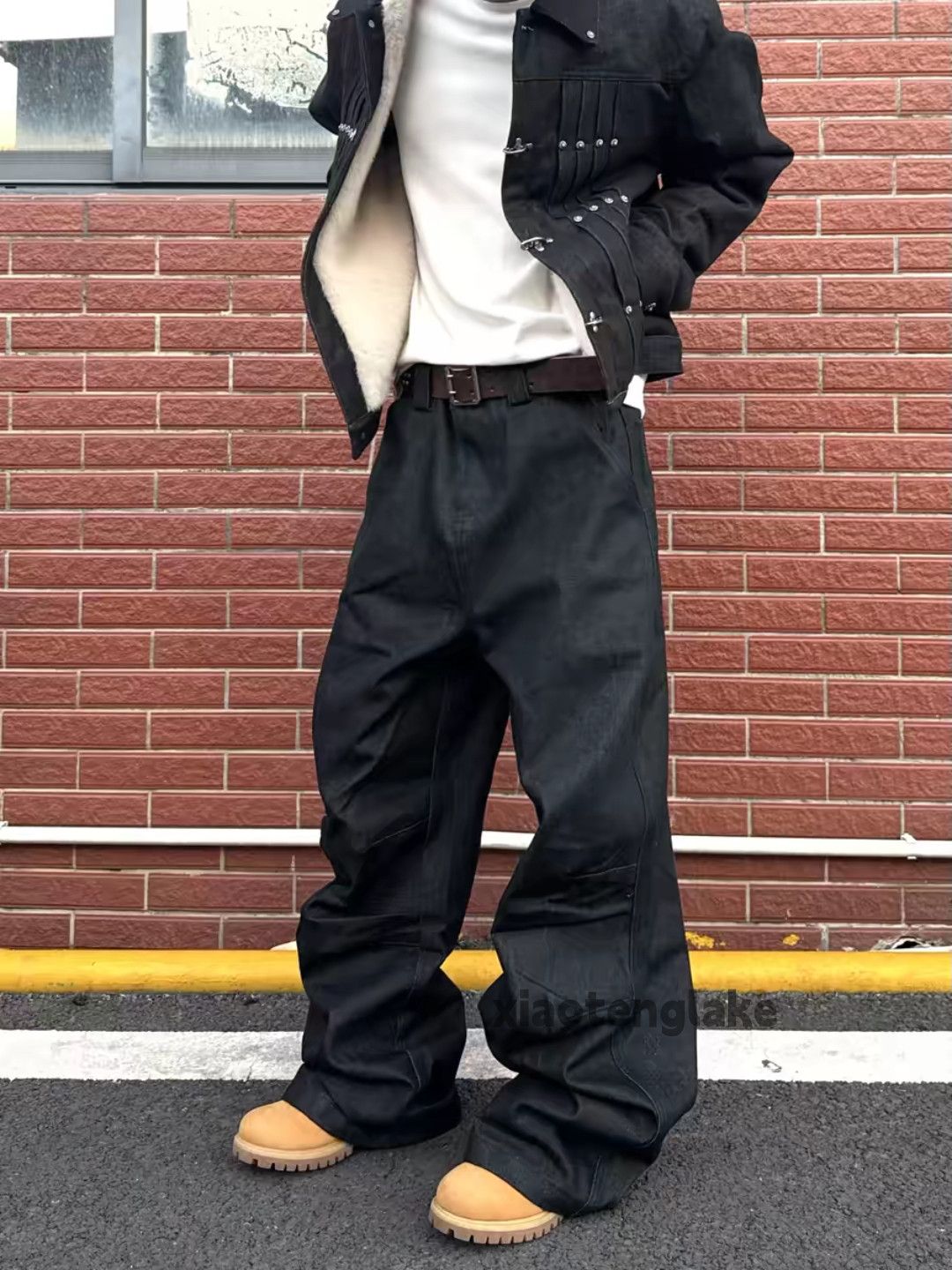 Jean xtl Balenciaga asaprocky style loose baggy flared jeans Size US 30 / EU 46 - 7 Thumbnail
