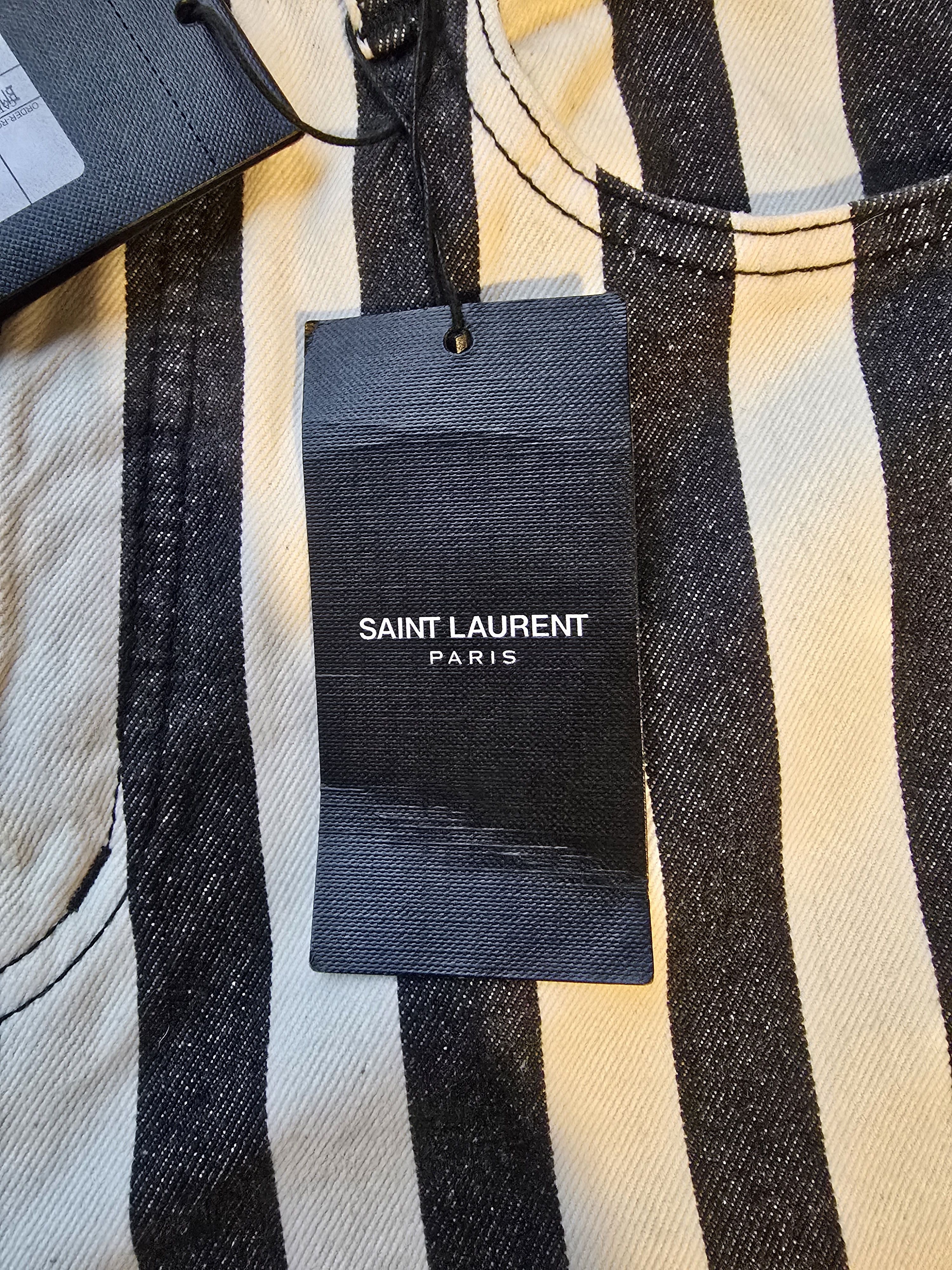 Saint Laurent Paris Saint Laurent striped prison pants brand new Size US 30 / EU 46 - 5 Thumbnail