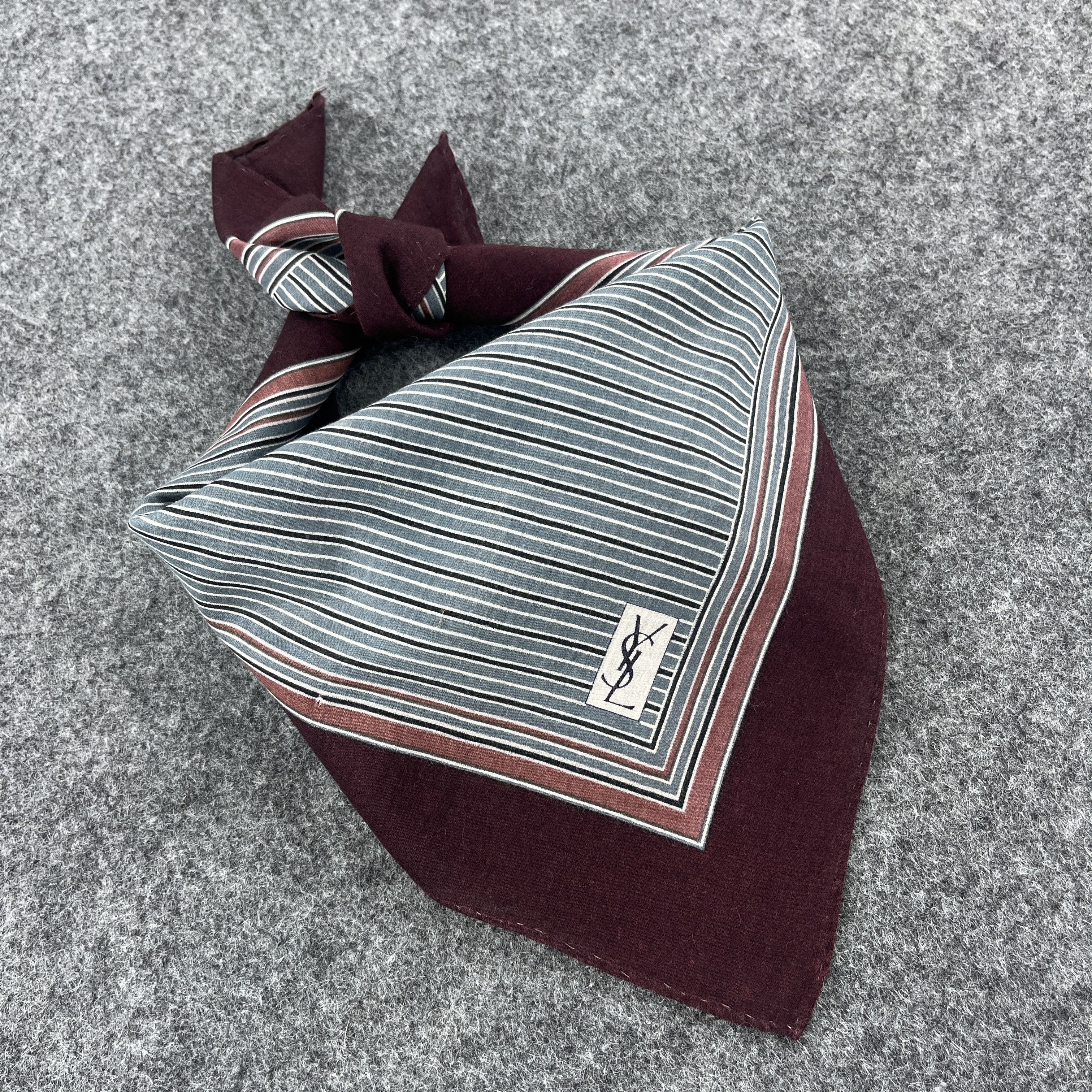 Other × Vintage Yves Saint Laurent Handkerchief / Bandana / Neckerchief B033 Size ONE SIZE - 10 Thumbnail