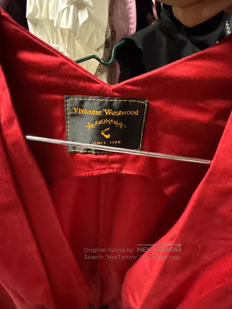 Vivienne Westwood Vivienne Westwood Anglomania 2010s Made in Italy Red Struc Size XS / US 0-2 / IT 36-38 - 2 Thumbnail